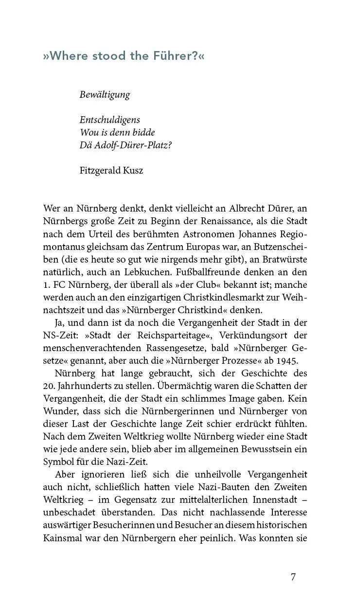 Bild: 9783747202012 | Nürnberg und die Spuren des Nationalsozialismus | Radlmaier (u. a.)