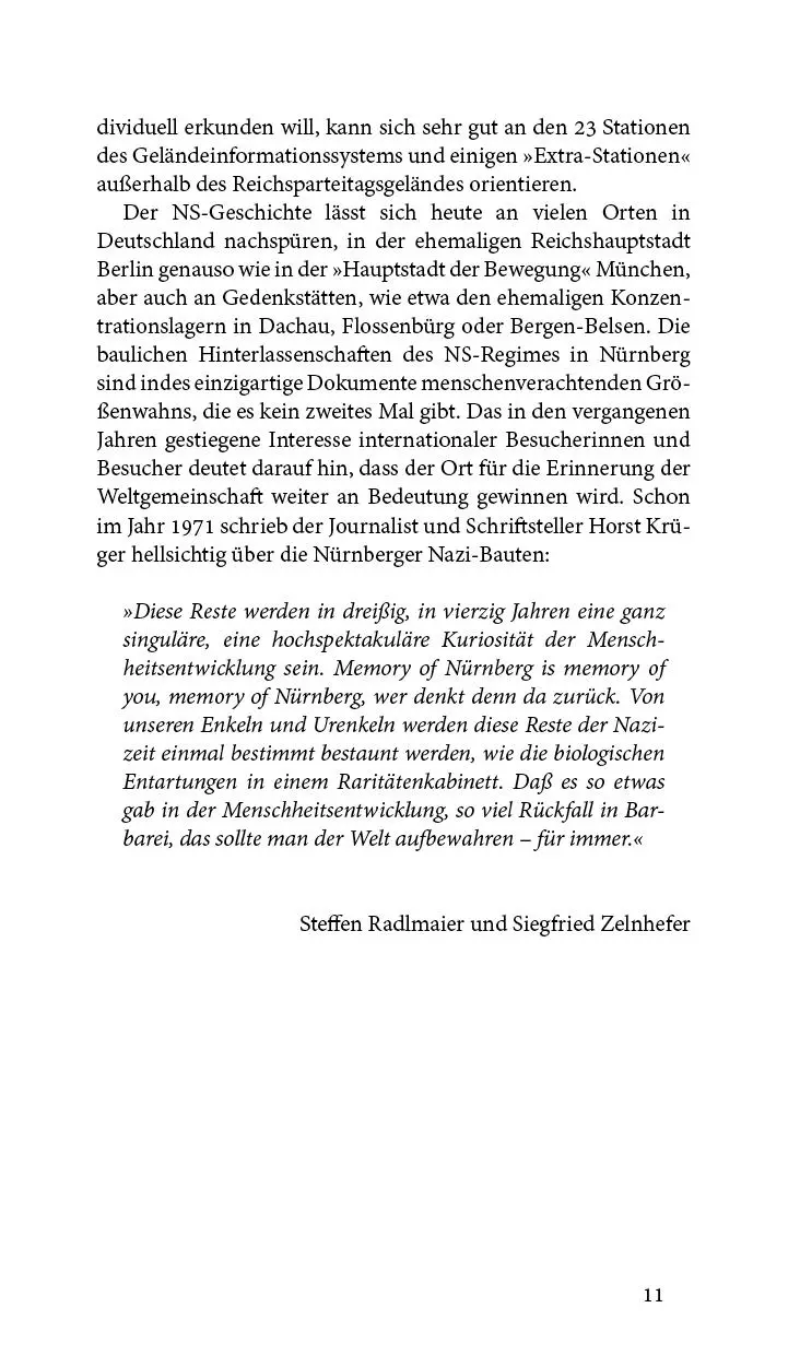 Bild: 9783747202012 | Nürnberg und die Spuren des Nationalsozialismus | Radlmaier (u. a.)