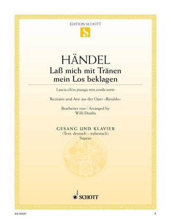 Cover: 9790001092012 | Rinaldo | Georg Friedrich Händel | Buch | Schott Music