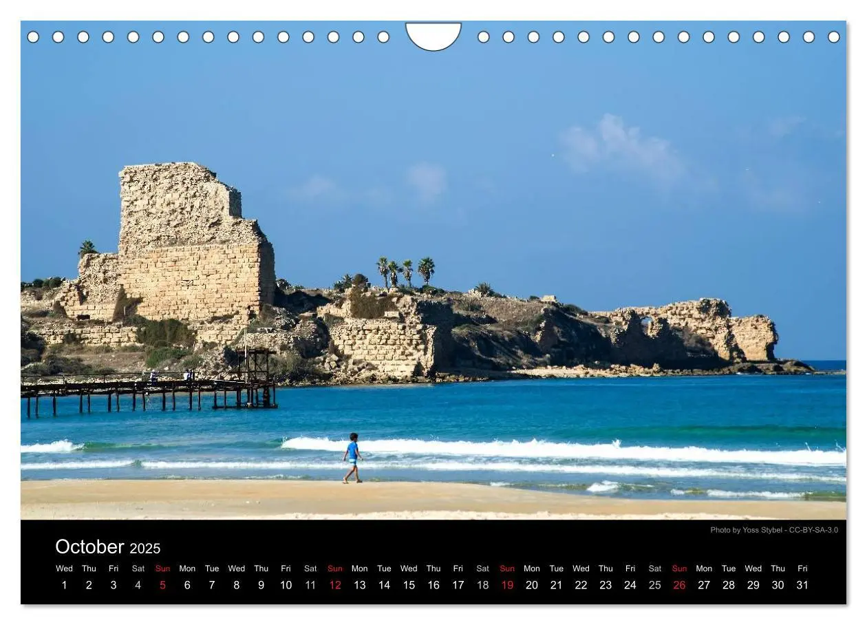 Bild: 9781325962112 | Monuments of Israel 2025 (Wall Calendar 2025 DIN A4 landscape),...