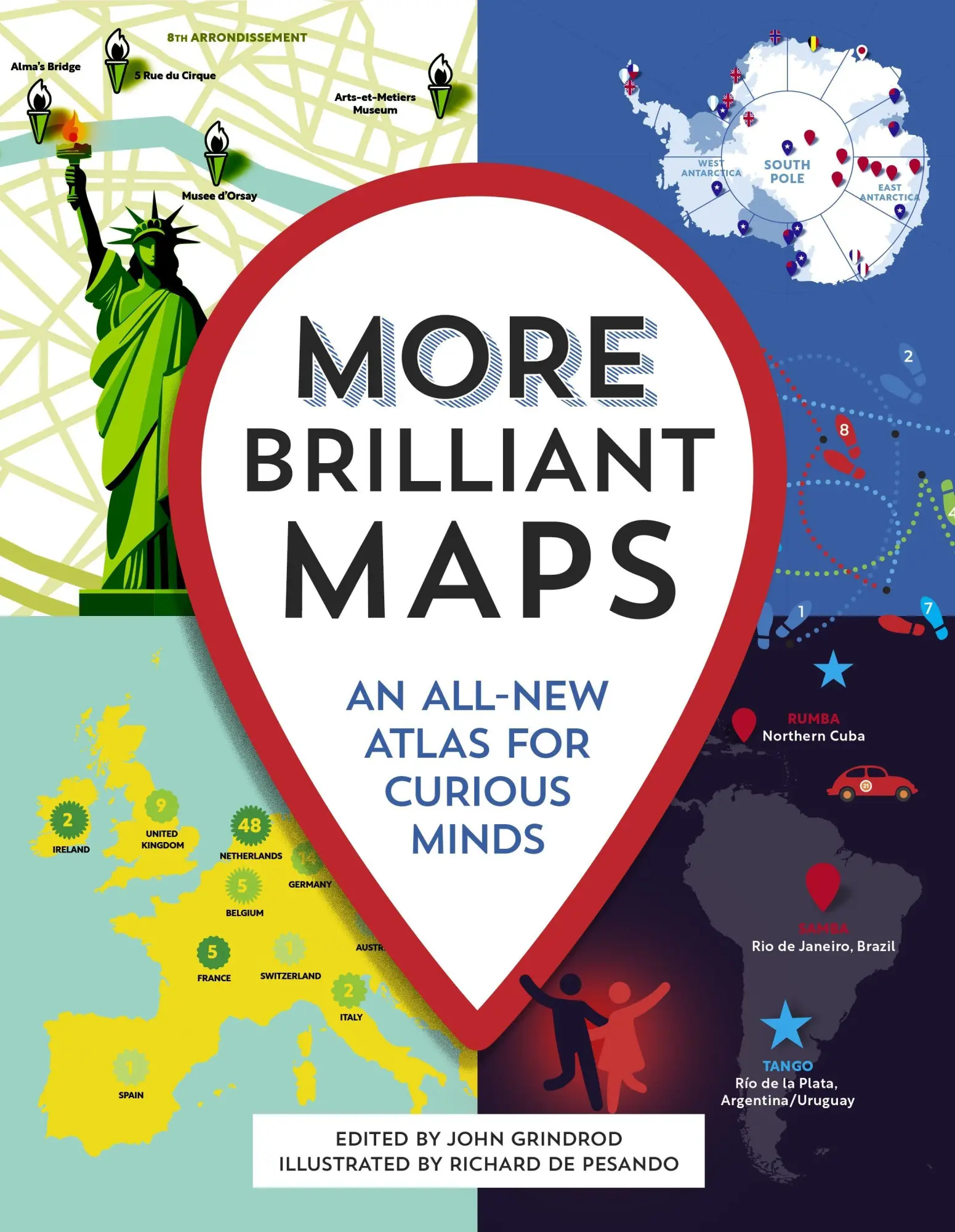 Cover: 9781803512112 | More Brilliant Maps | An All-New Atlas for Curious Minds | Grindrod