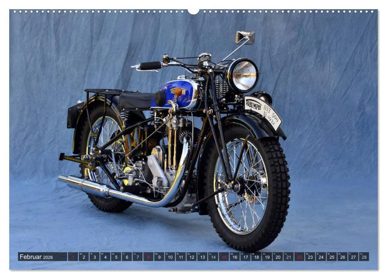 Bild: 9783516212112 | Deutsche Motorrad Oldtimer (Wandkalender 2026 DIN A2 quer),...