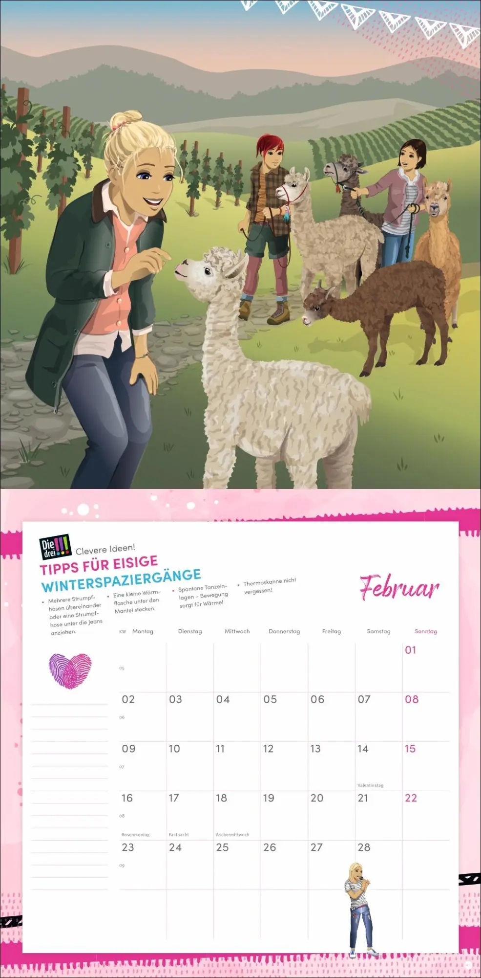 Bild: 9783756412112 | Die drei !!! Broschurkalender 2026 | Kalender | 28 S. | Deutsch | 2026