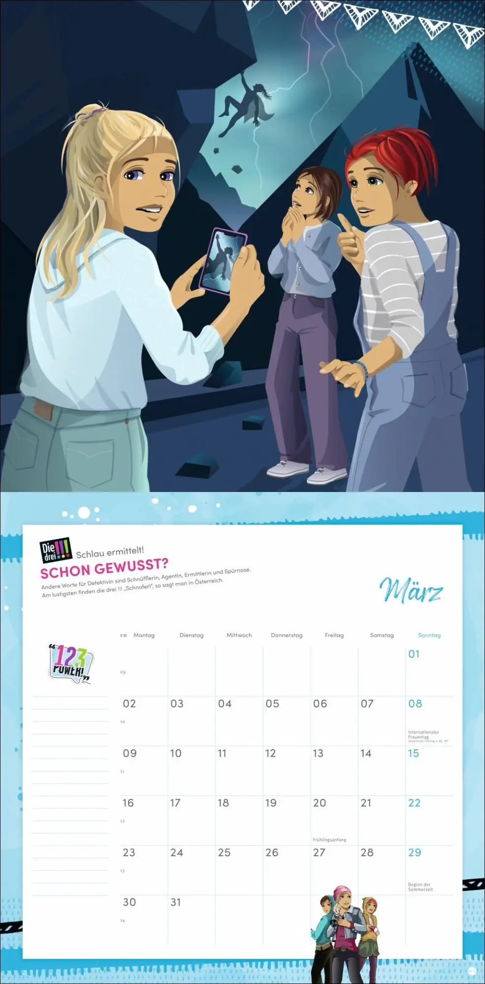 Bild: 9783756412112 | Die drei !!! Broschurkalender 2026 | Kalender | 28 S. | Deutsch | 2026