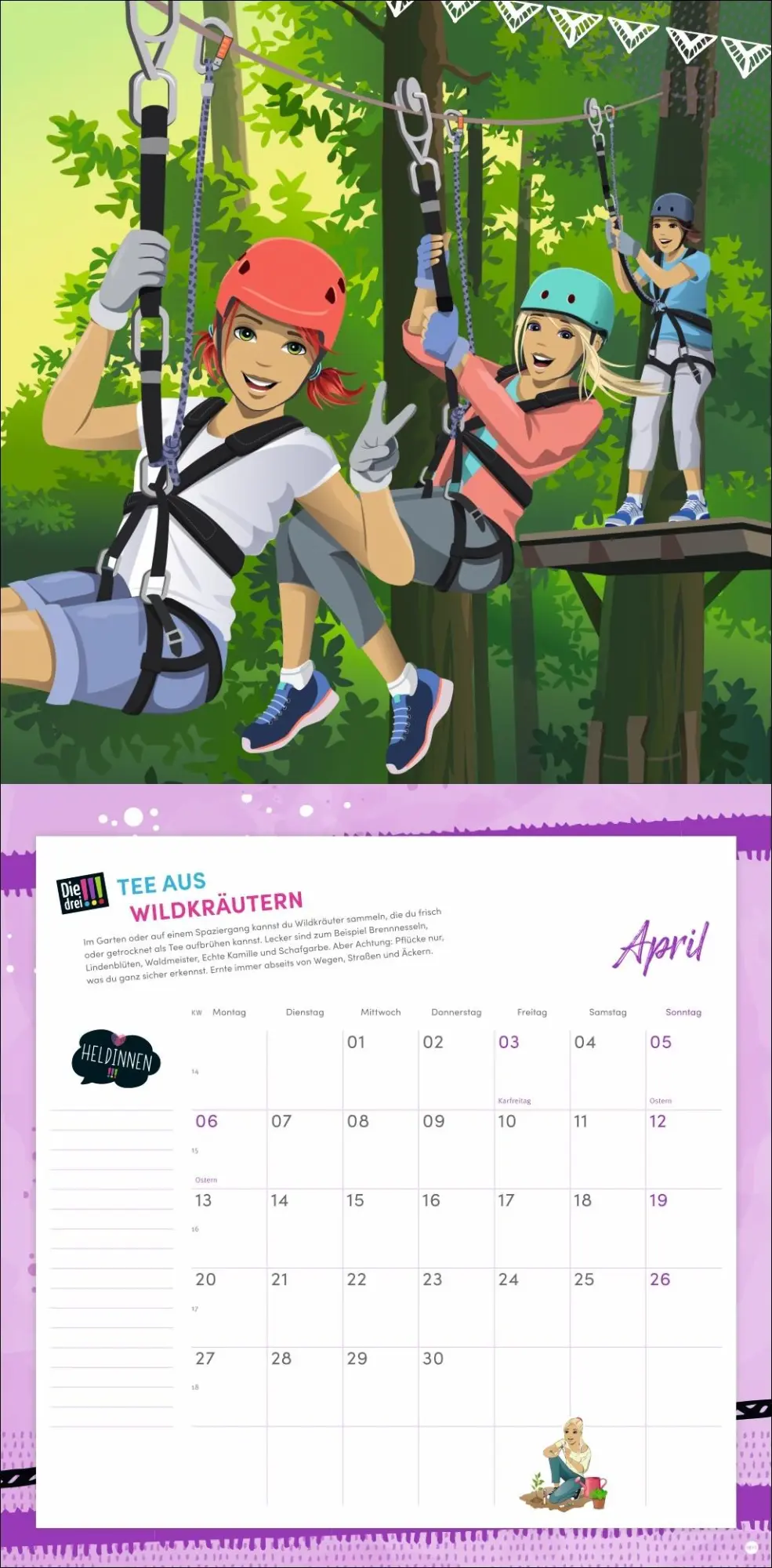 Bild: 9783756412112 | Die drei !!! Broschurkalender 2026 | Kalender | 28 S. | Deutsch | 2026
