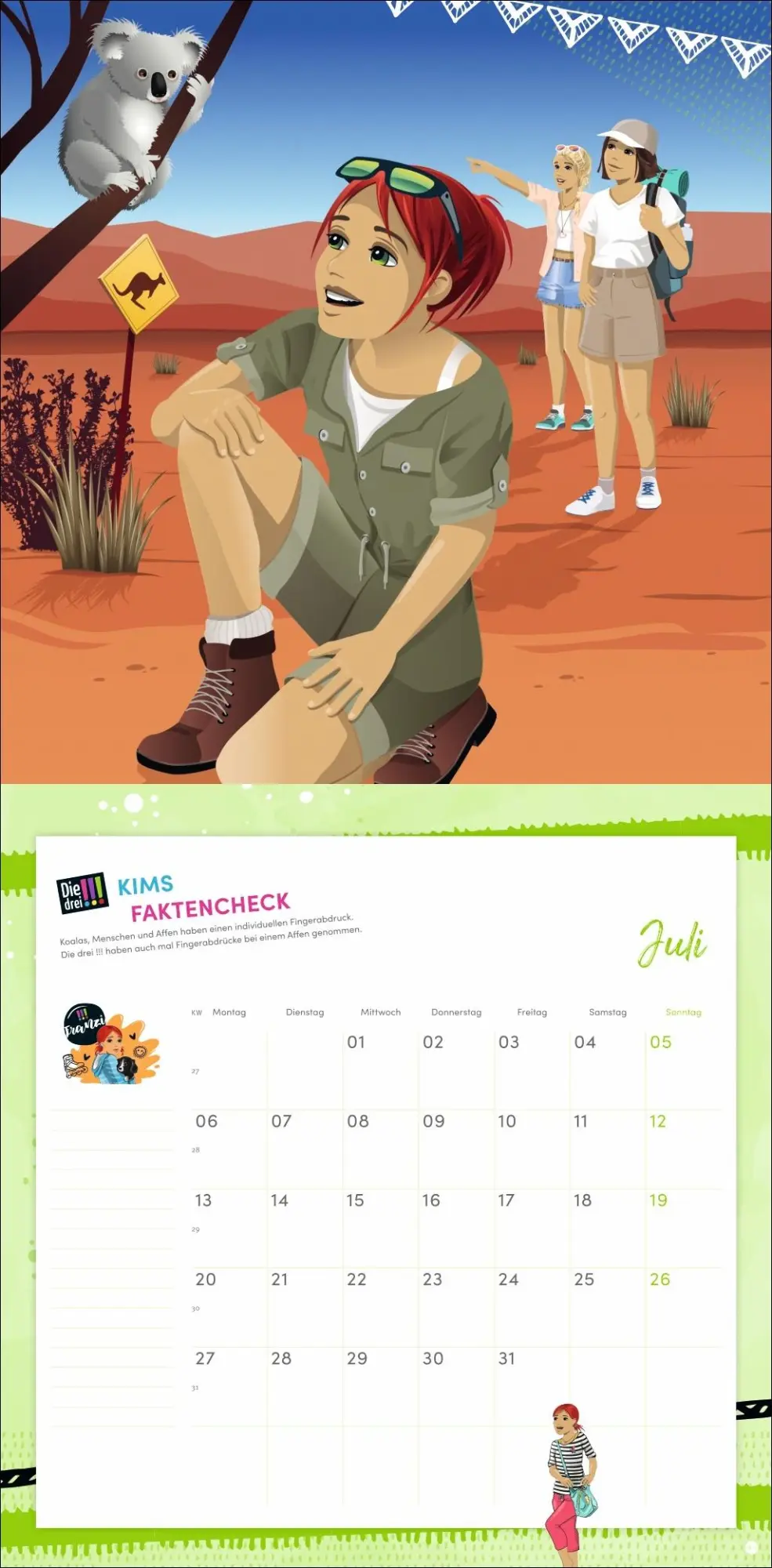 Bild: 9783756412112 | Die drei !!! Broschurkalender 2026 | Kalender | 28 S. | Deutsch | 2026