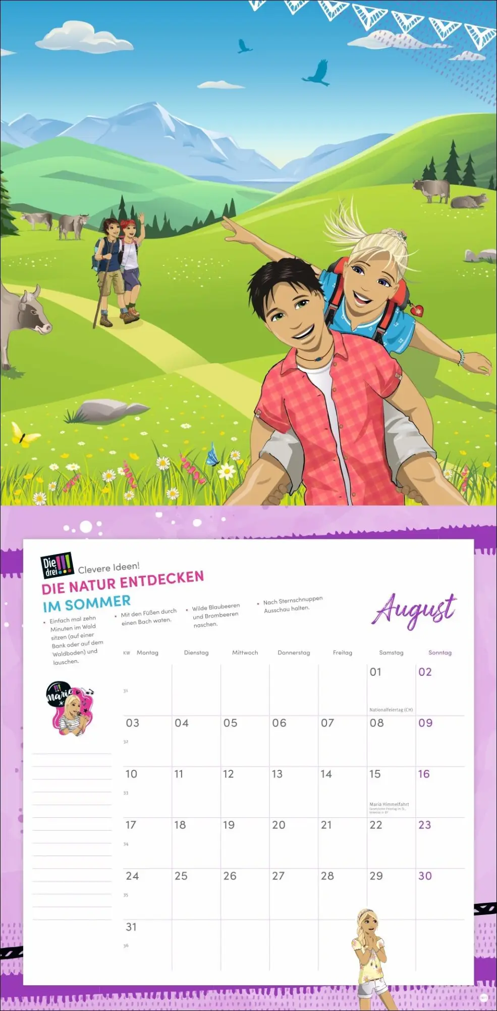 Bild: 9783756412112 | Die drei !!! Broschurkalender 2026 | Kalender | 28 S. | Deutsch | 2026