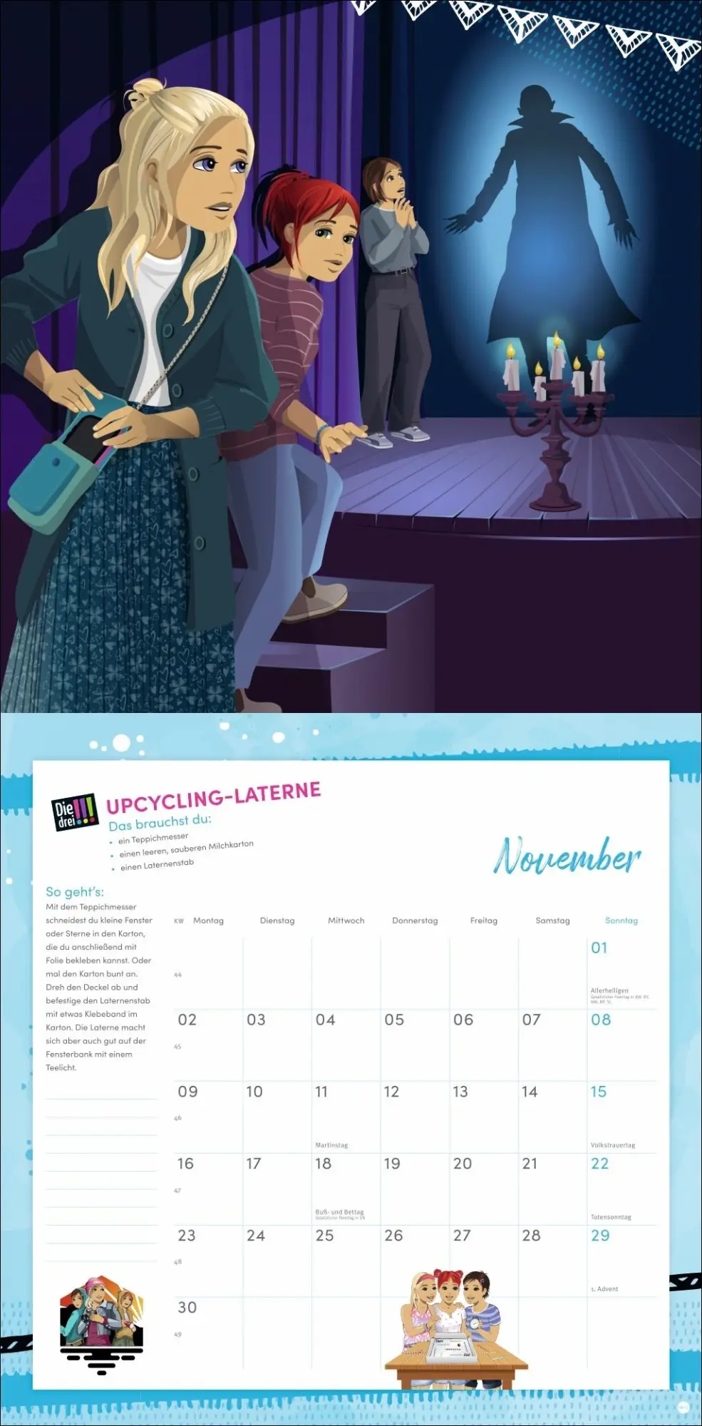 Bild: 9783756412112 | Die drei !!! Broschurkalender 2026 | Kalender | 28 S. | Deutsch | 2026