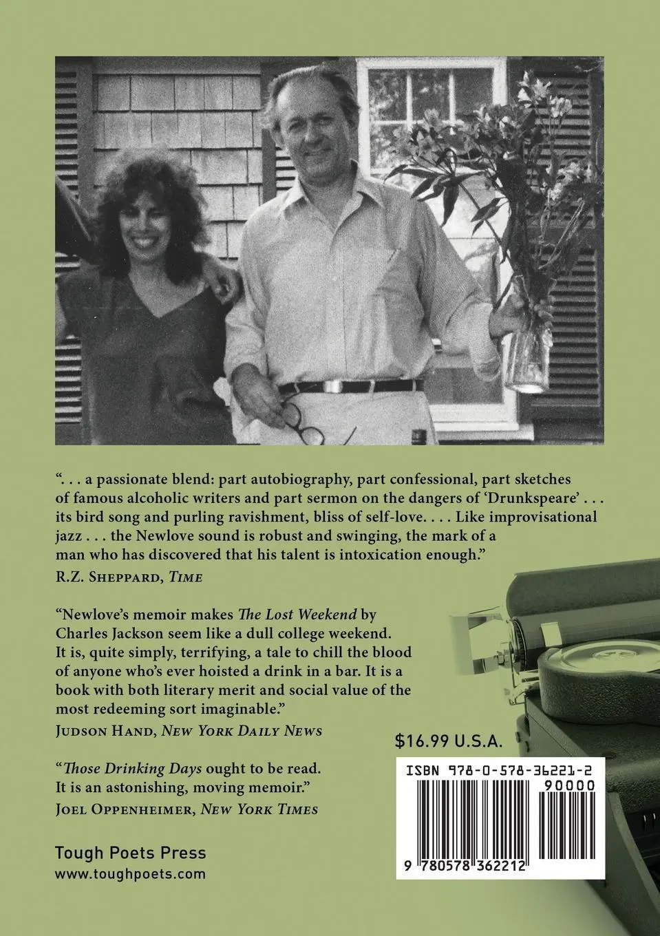Rückseite: 9780578362212 | Those Drinking Days | Myself and Other Writers | Donald Newlove | Buch