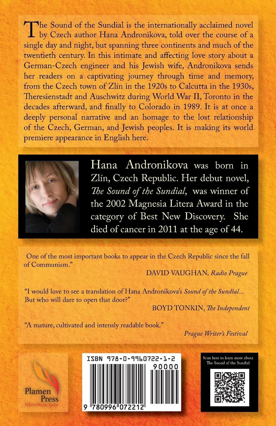 Rückseite: 9780996072212 | The Sound of the Sundial | Hana Andronikova | Taschenbuch | Englisch