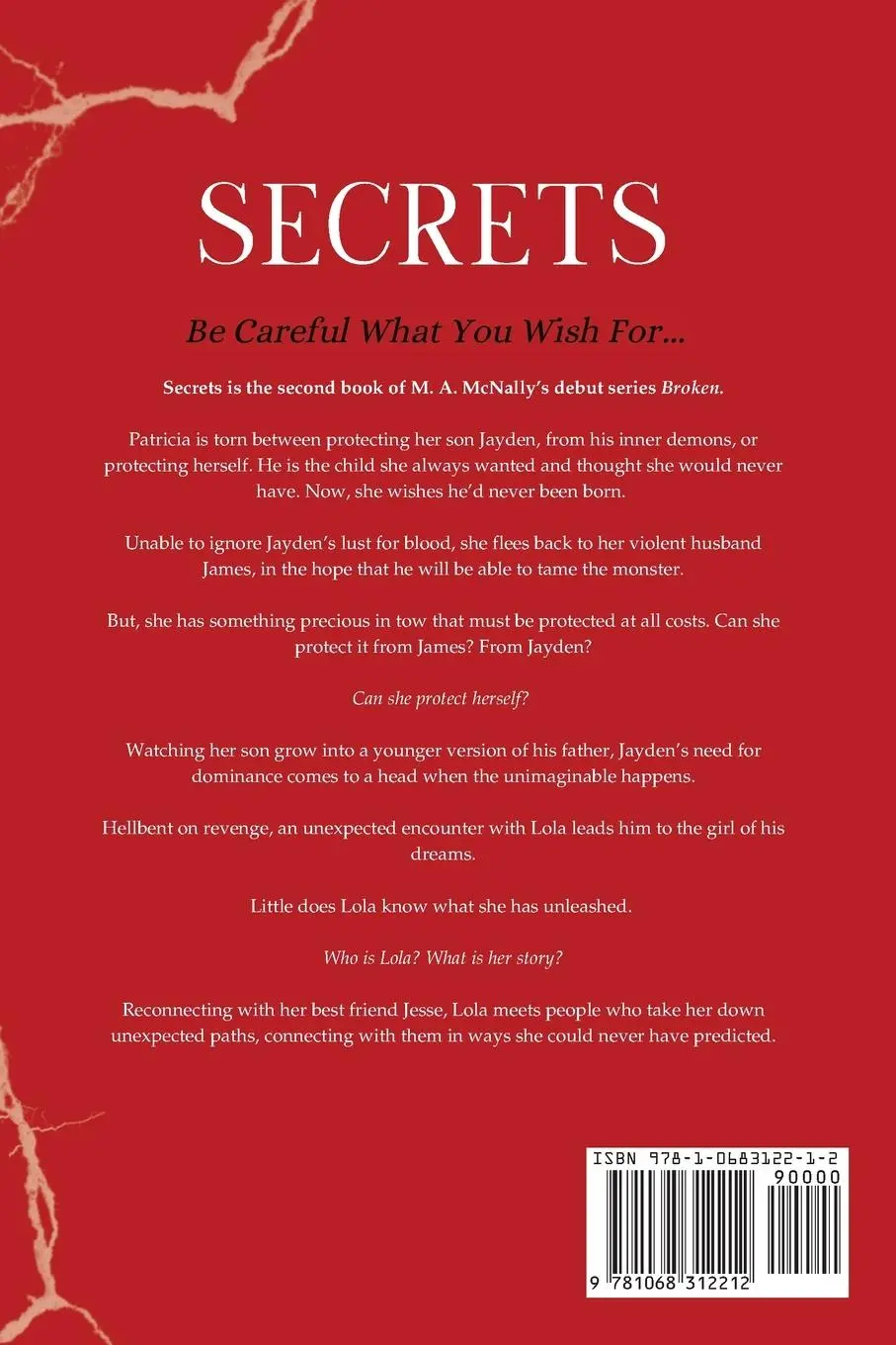 Rückseite: 9781068312212 | Secrets | M. A. McNally | Taschenbuch | Englisch | 2025