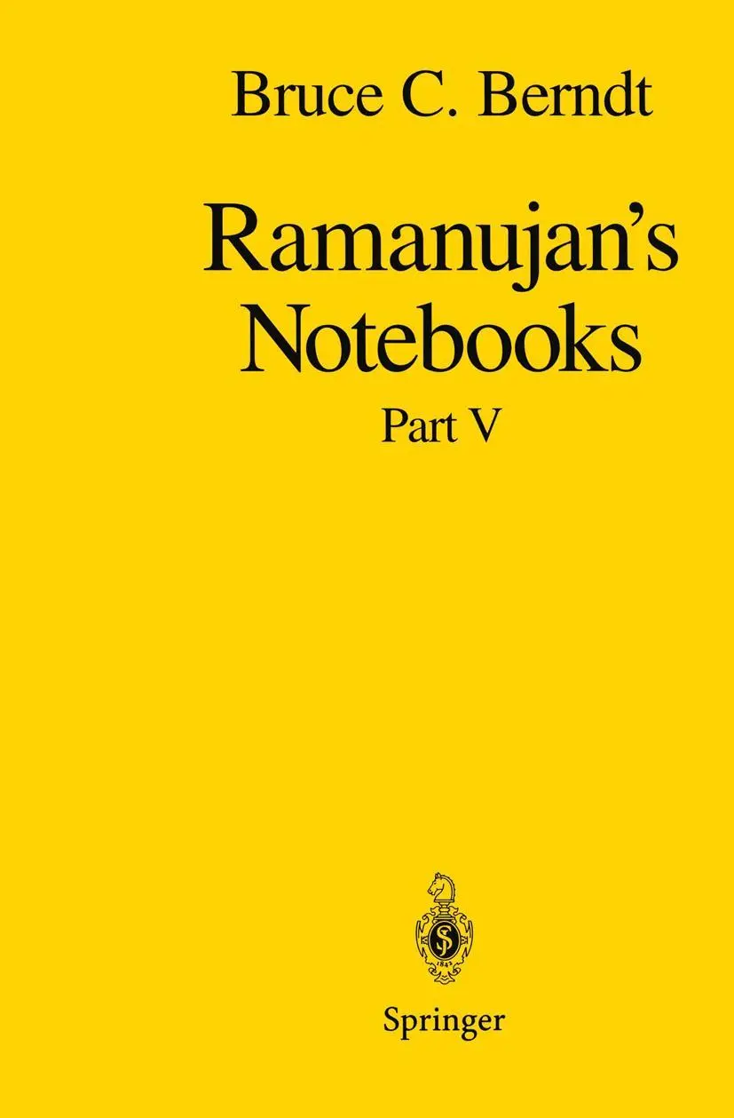 Cover: 9781461272212 | Ramanujan's Notebooks | Part V | Bruce C. Berndt | Taschenbuch | xiii