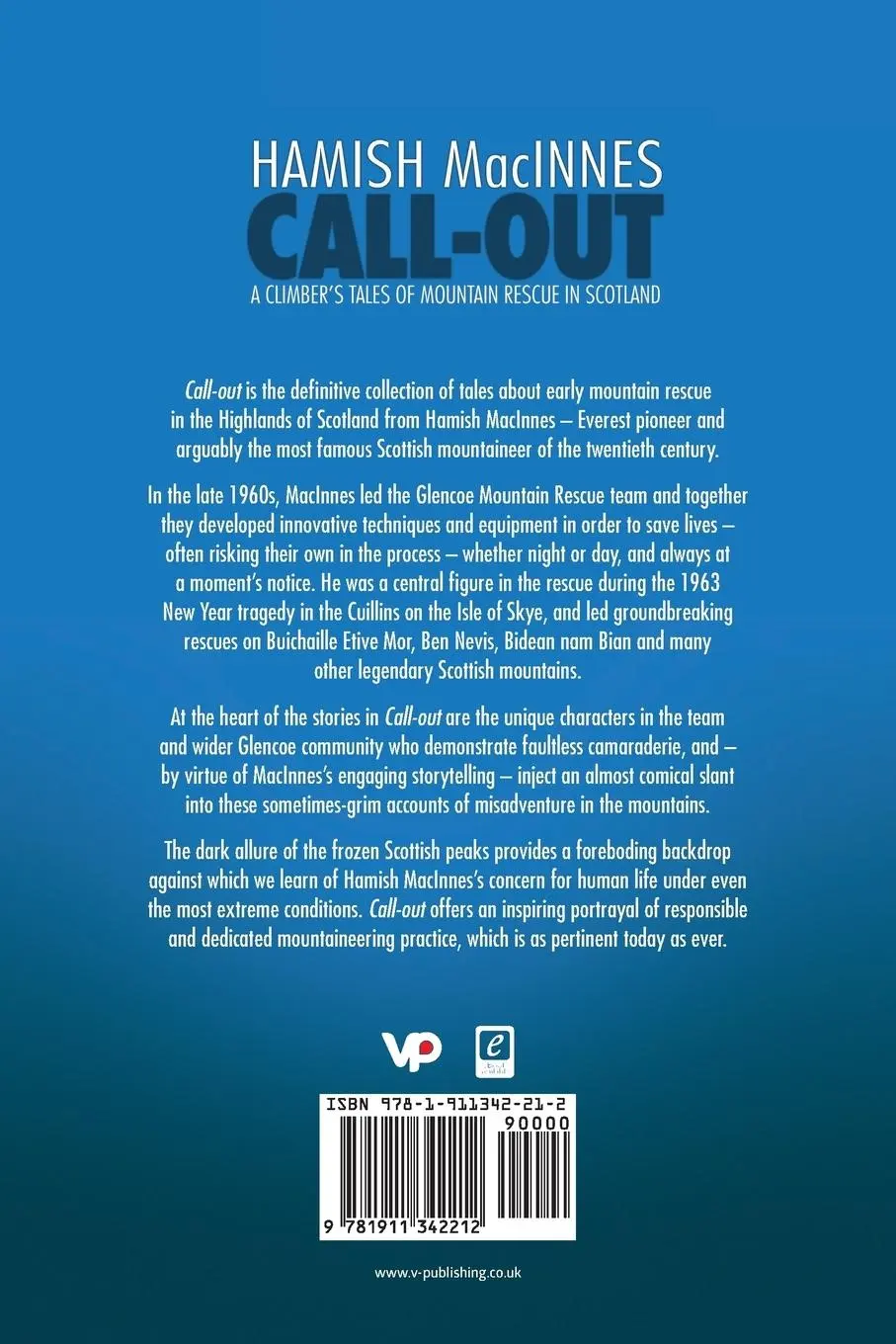 Rückseite: 9781911342212 | Call-out | A climber's tales of mountain rescue in Scotland | MacInnes
