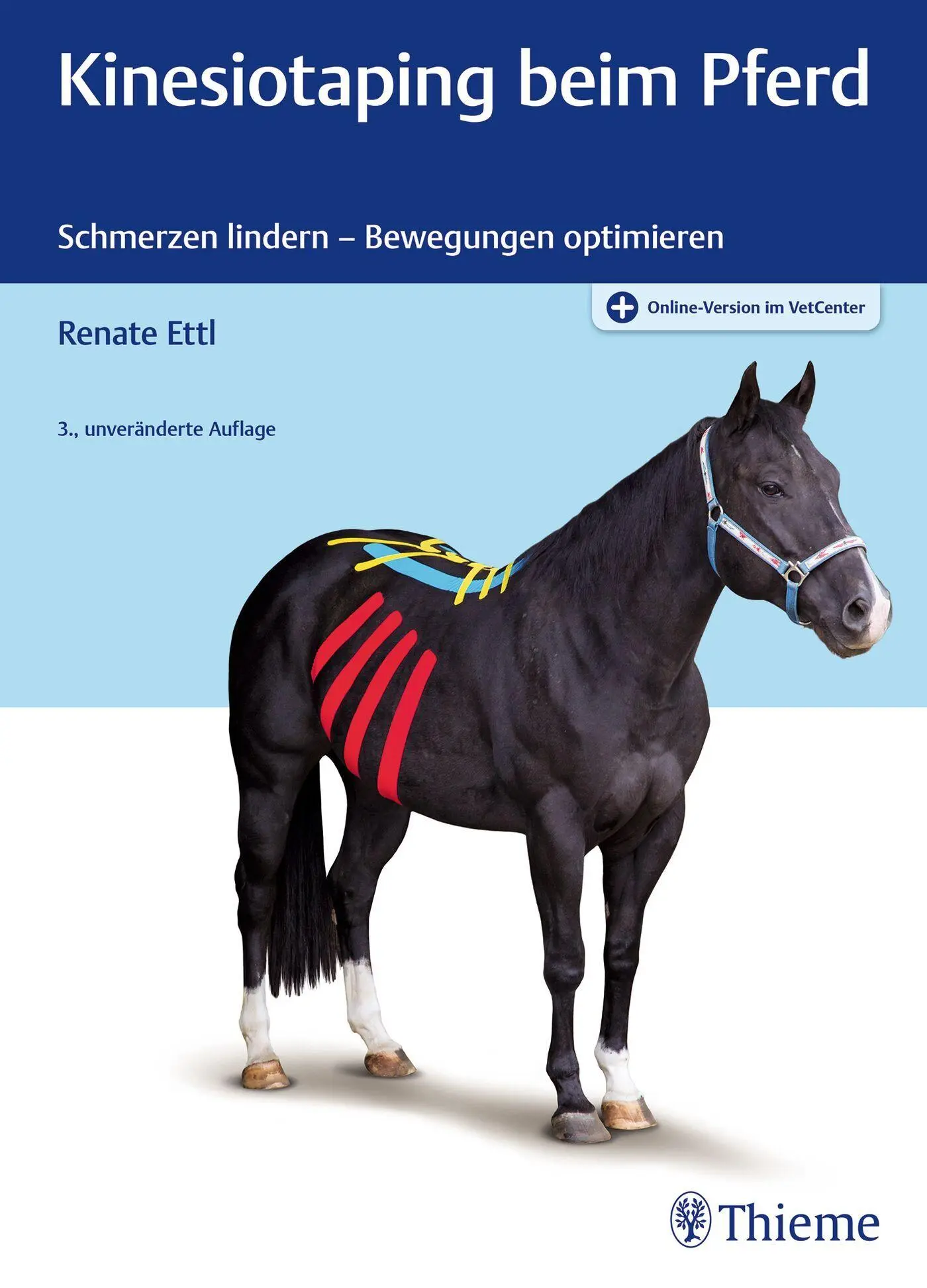 Cover: 9783132462212 | Kinesiotaping beim Pferd | Schmerzen lindern - Bewegungen optimieren