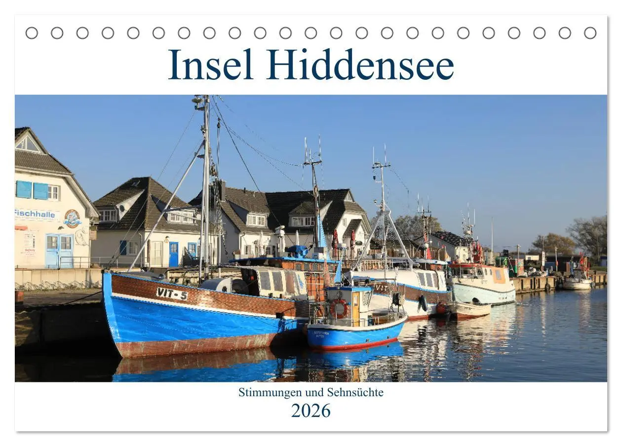 Cover: 9783457802212 | Insel Hiddensee - Stimmungen und Sehnsüchte (Tischkalender 2026 DIN...