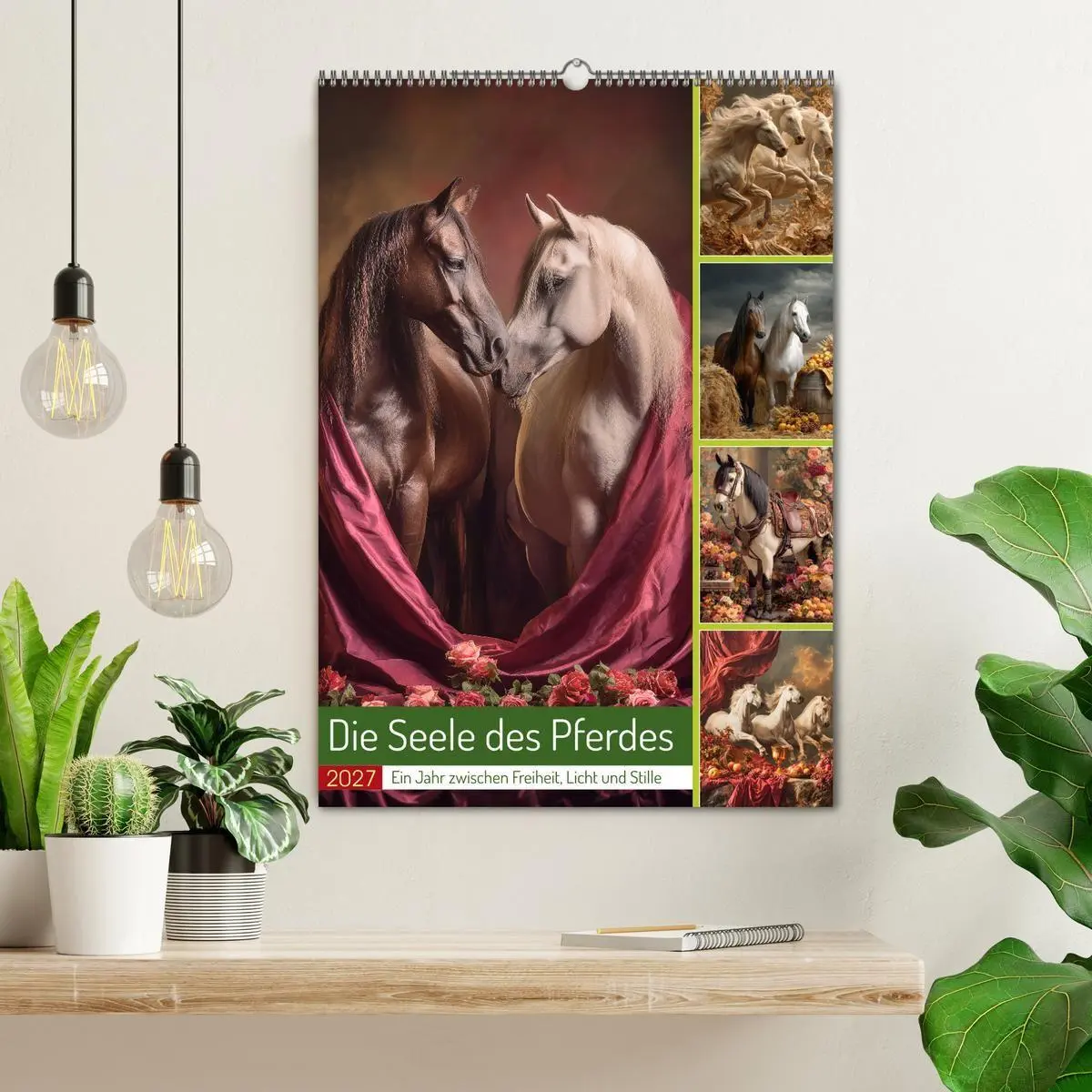 Bild: 9783516752212 | Edle Pferde (Wandkalender 2027 DIN A2 hoch), CALVENDO Monatskalender