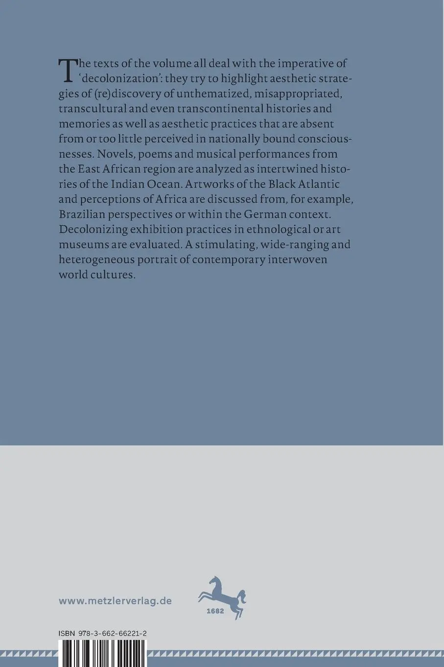 Rückseite: 9783662662212 | Decolonial Aesthetics II | Modes of Relating | Patrick Oloko (u. a.)