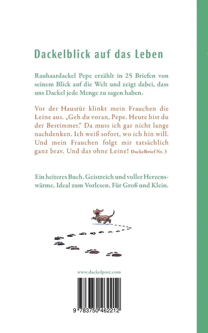 Rückseite: 9783750462212 | Dackelpost | Die ersten 25 Briefe | Cordula Carla Gerndt | Taschenbuch