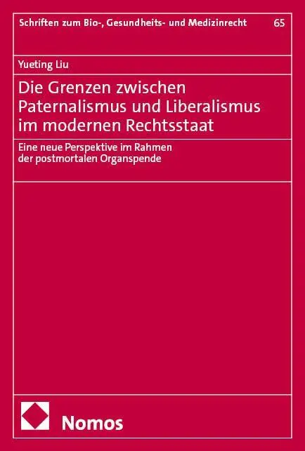 Cover: 9783756022212 | Die Grenzen zwischen Paternalismus und Liberalismus im modernen...