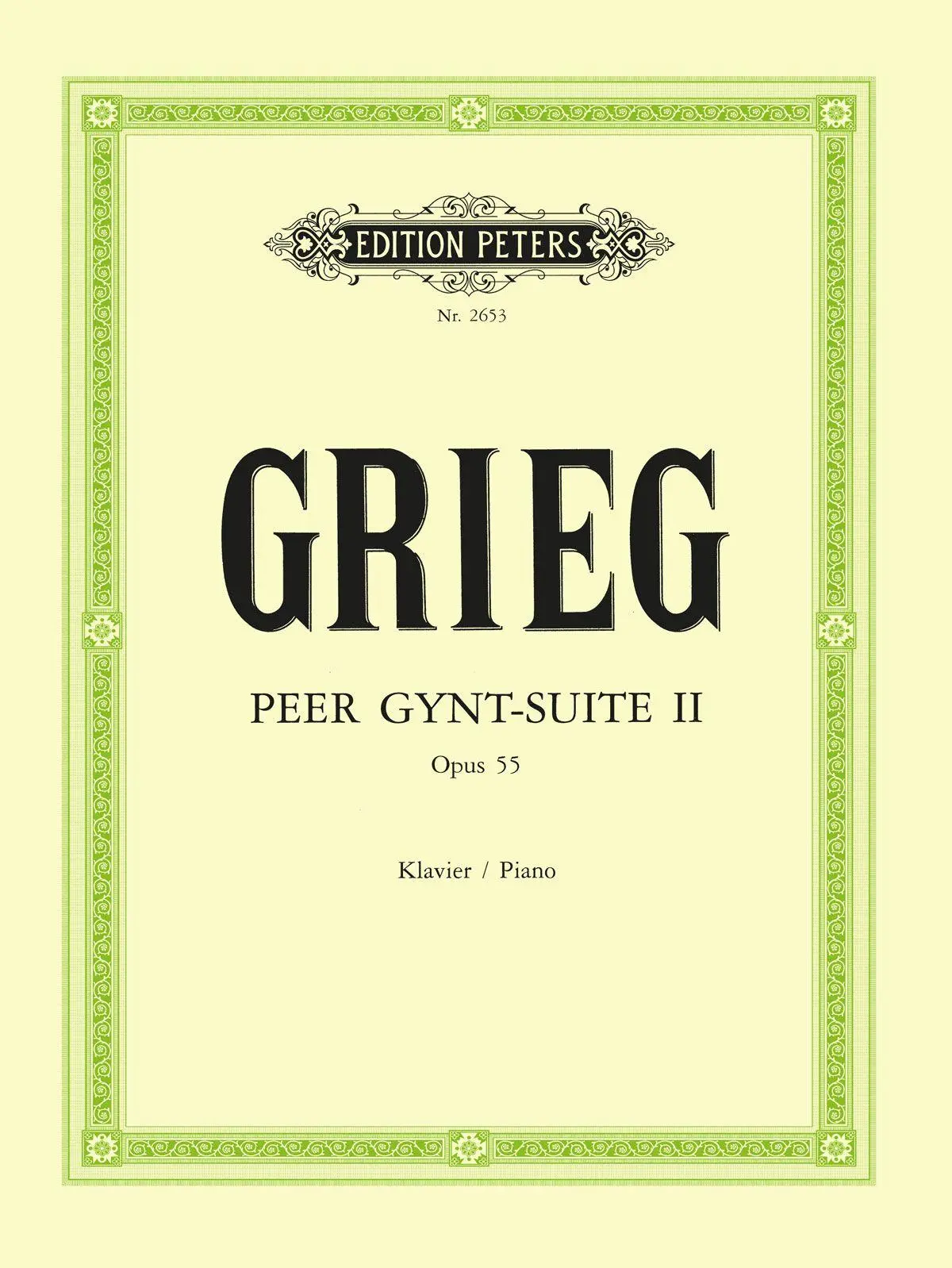 Cover: 9790014012212 | Peer Gynt Suite No. 2 Op.55 | Edvard Grieg | Broschüre | Partitur