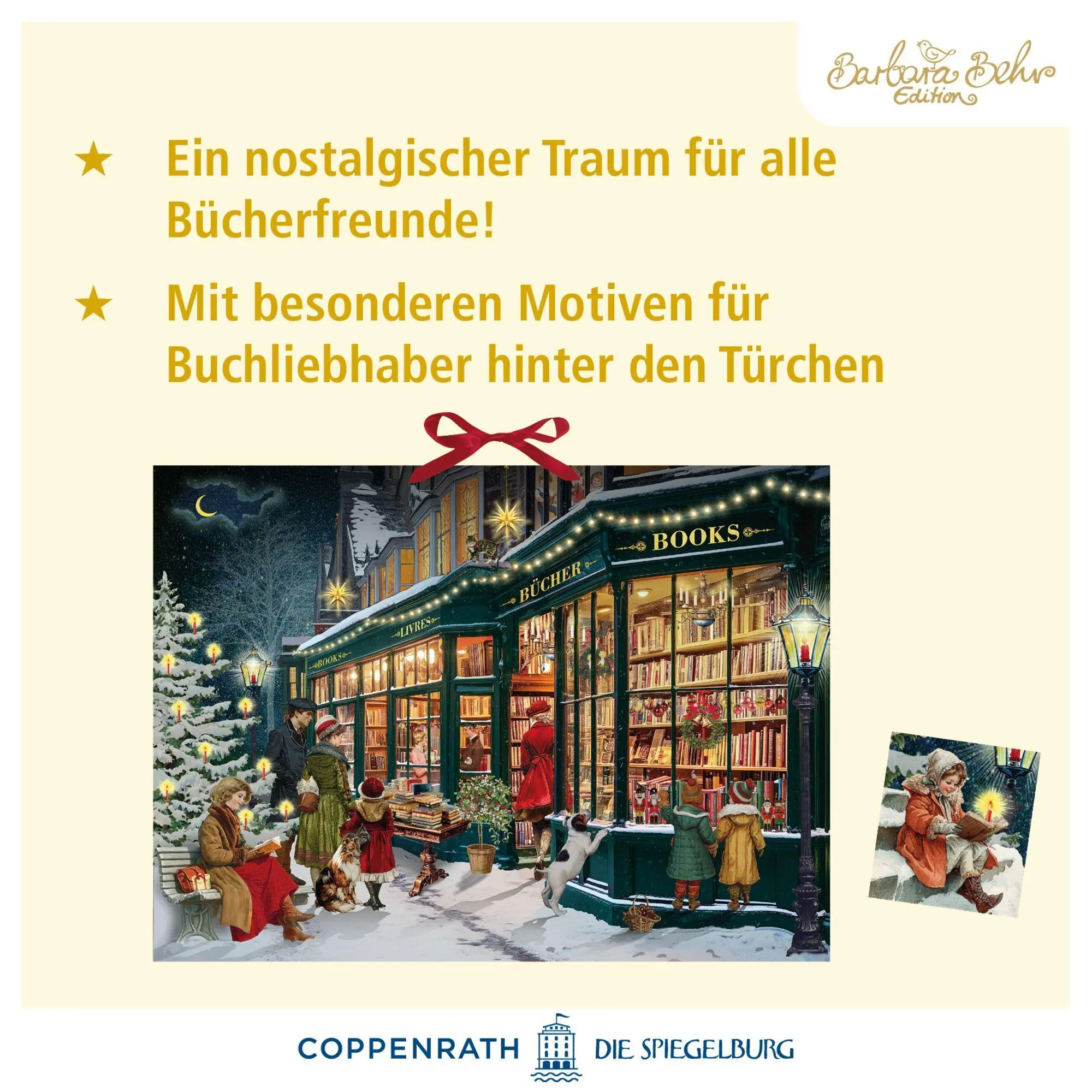 Bild: 4050003972312 | Wand-Adventskalender - Mein wunderbarer Buchladen | Barbara Behr