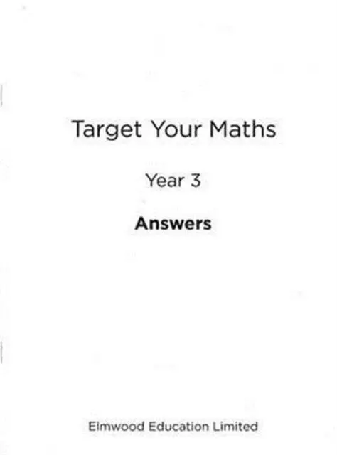 Cover: 9781906622312 | Target Your Maths Year 3 Answer Book | Stephen Pearce | Taschenbuch