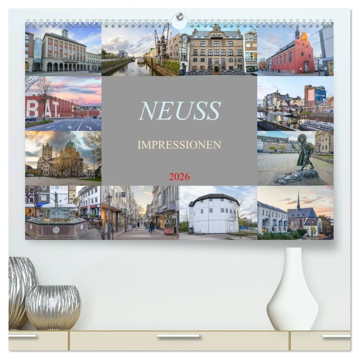 Cover: 9783457412312 | Neuss Impressionen (hochwertiger Premium Wandkalender 2026 DIN A2...