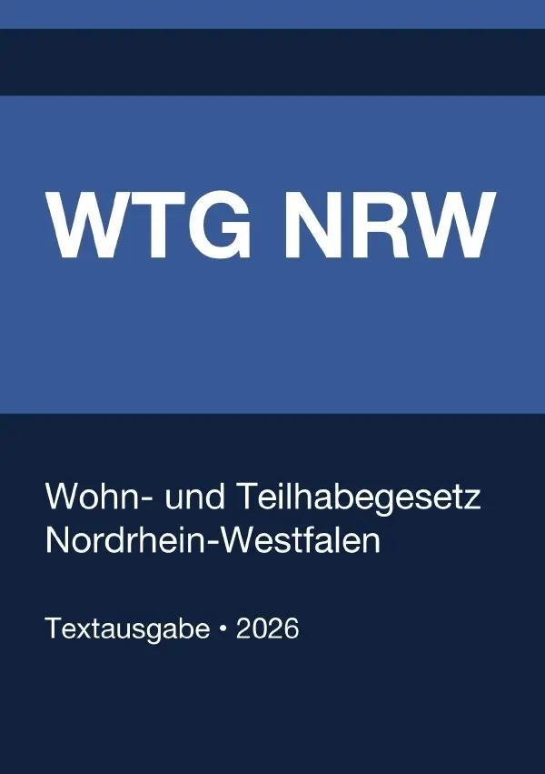 Cover: 9783565322312 | WTG NRW - Wohn- und Teilhabegesetz Nordrhein-Westfalen 2026 | Buch