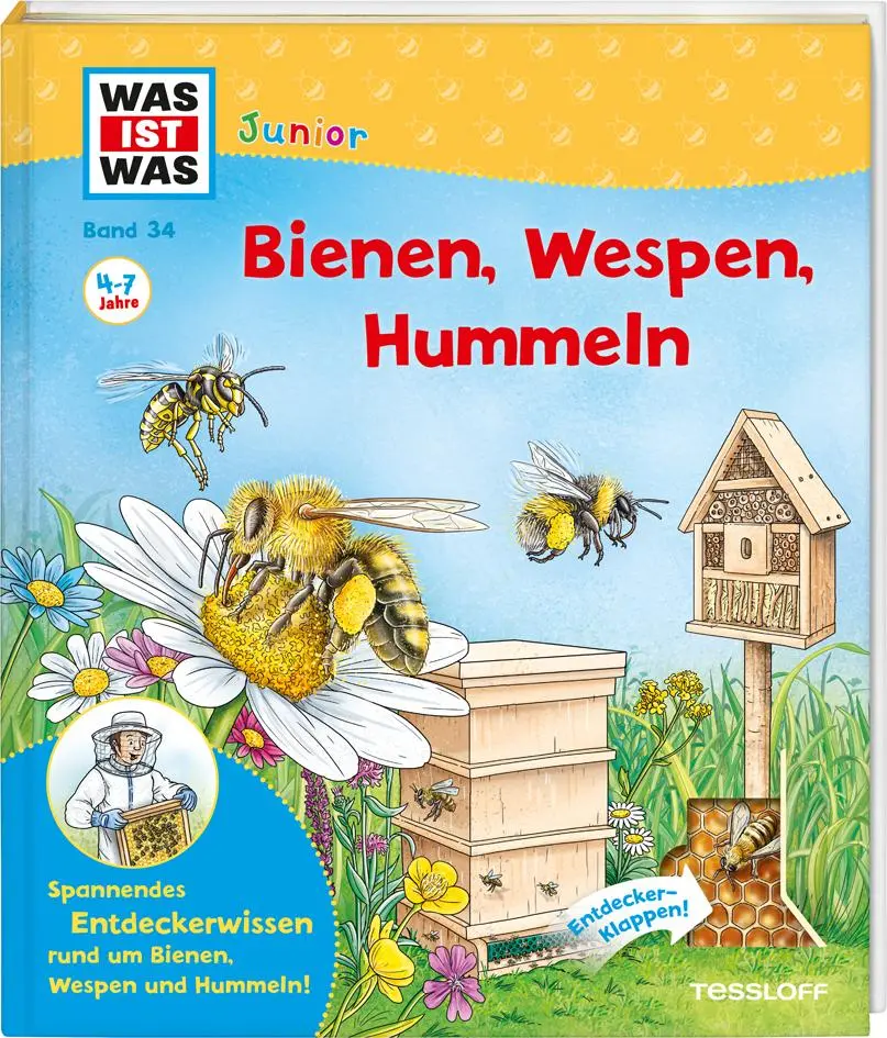 Cover: 9783788622312 | WAS IST WAS Junior Band 34 Bienen, Wespen, Hummeln | Rusche-Göllnitz