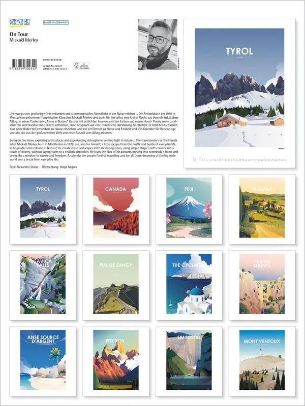 Bild: 9783819302312 | On Tour 2027 | Verlag Korsch | Kalender | 14 S. | Deutsch | 2027
