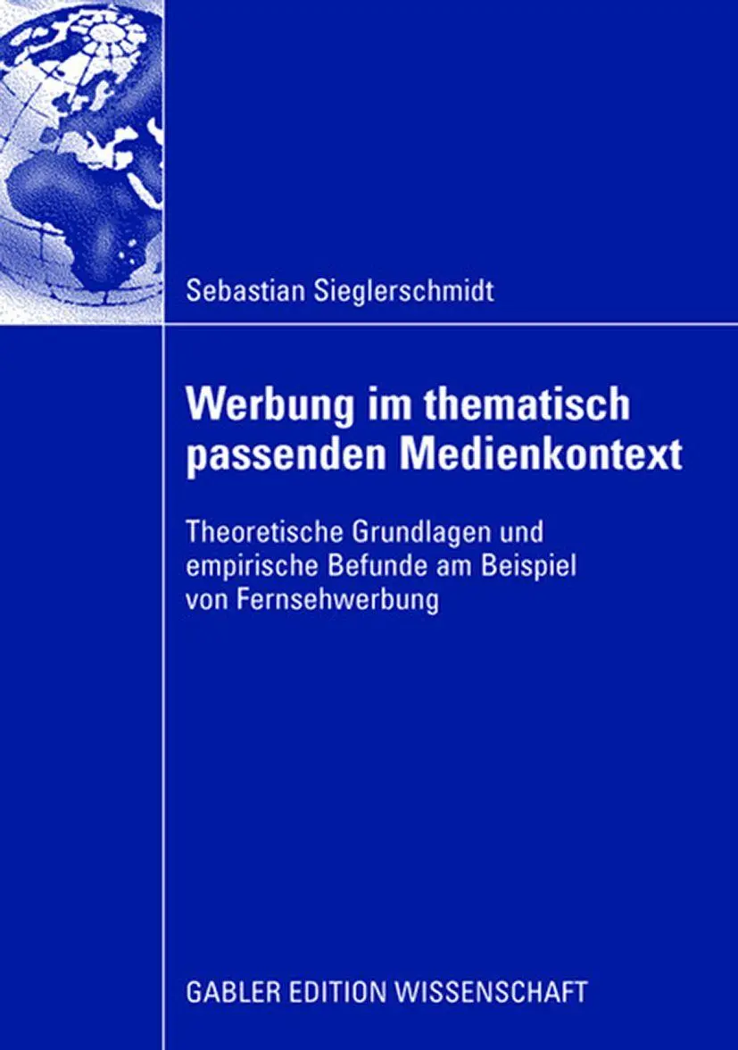 Cover: 9783834912312 | Werbung im thematisch passenden Medienkontext | Sieglerschmidt | Buch