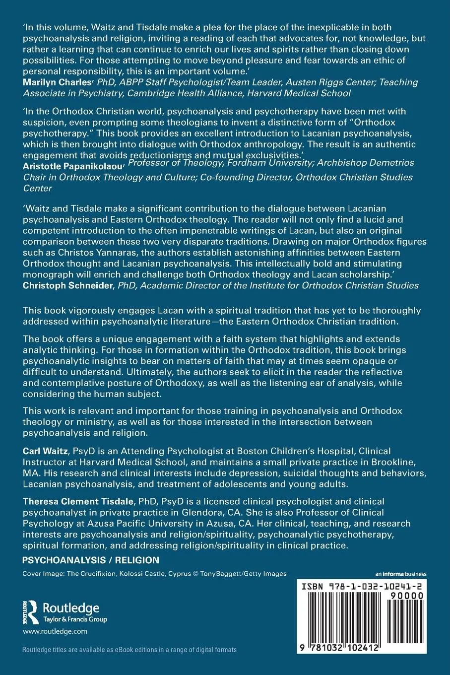 Rückseite: 9781032102412 | Lacanian Psychoanalysis and Eastern Orthodox Christian Anthropology...