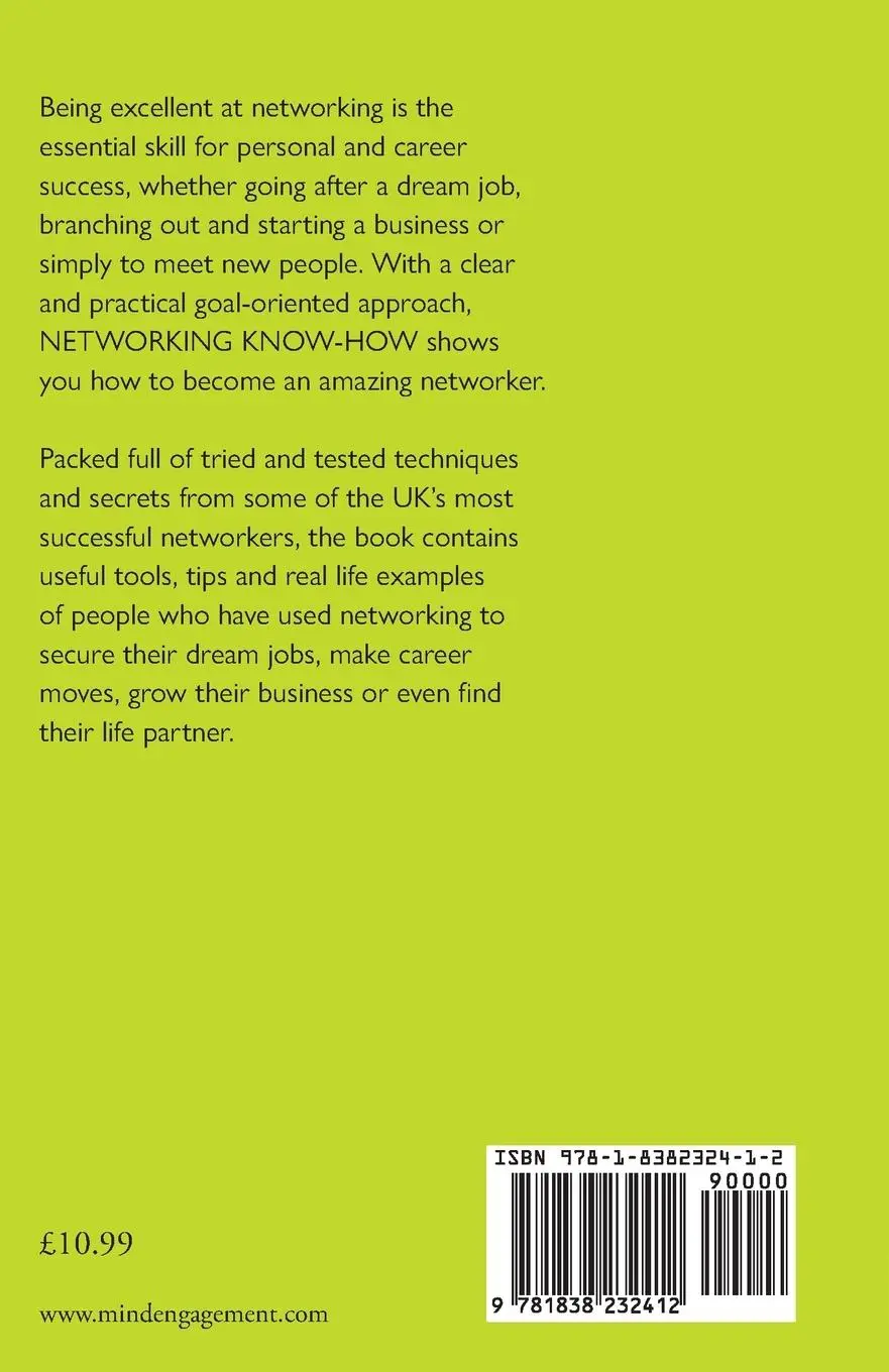 Rückseite: 9781838232412 | Networking Know-How! | Zoe F Cunningham | Taschenbuch | Englisch