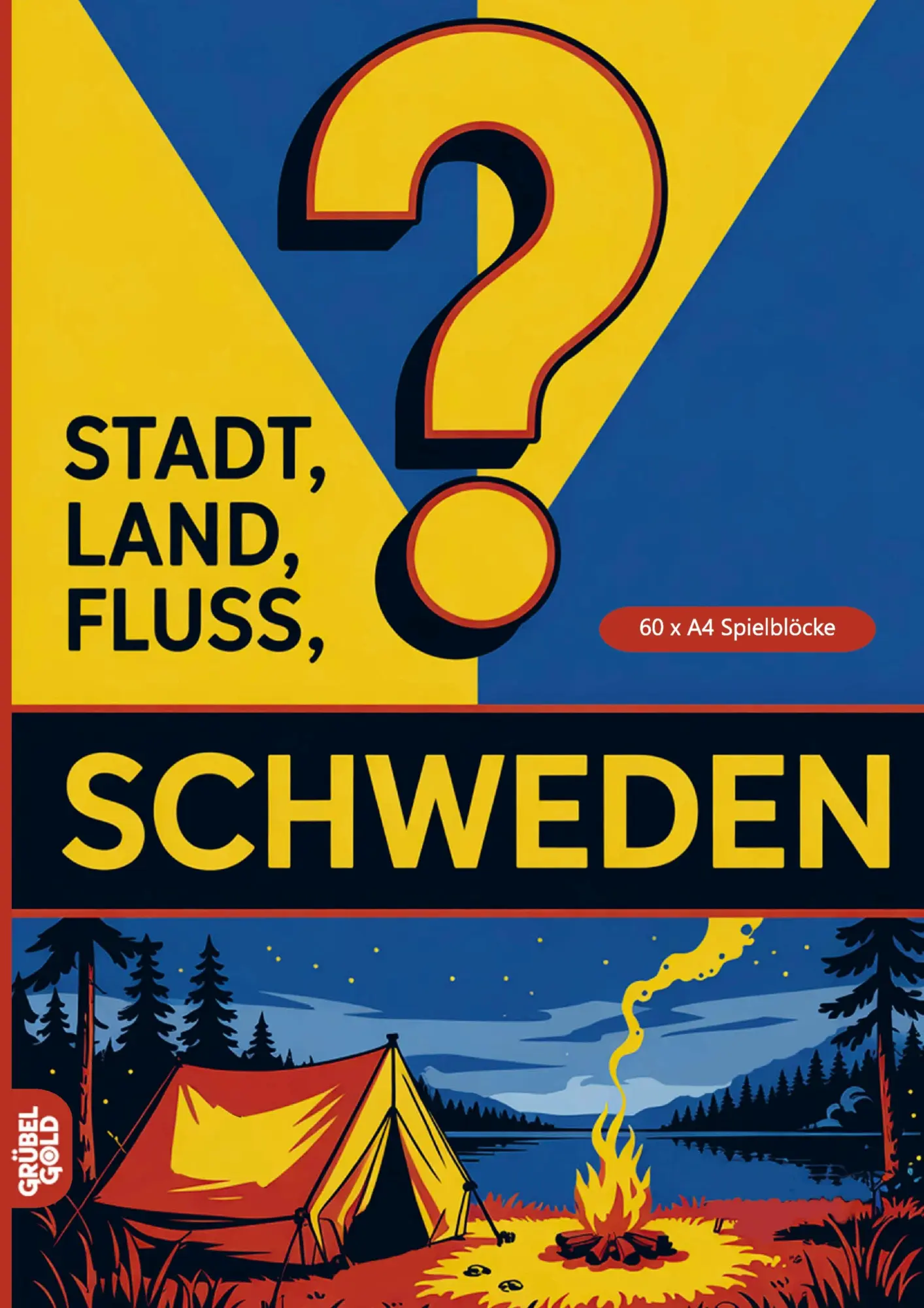 Cover: 9783693192412 | Stadt, Land, Fluss, Schweden | Grübelgold Rätselhefte | Taschenbuch