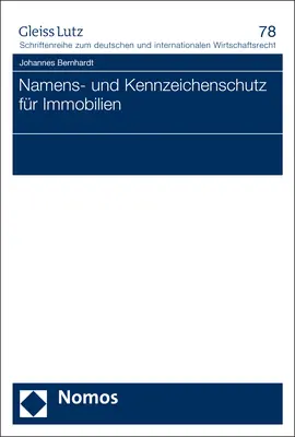 Cover: 9783756002412 | Namens- und Kennzeichenschutz für Immobilien | Johannes Bernhardt
