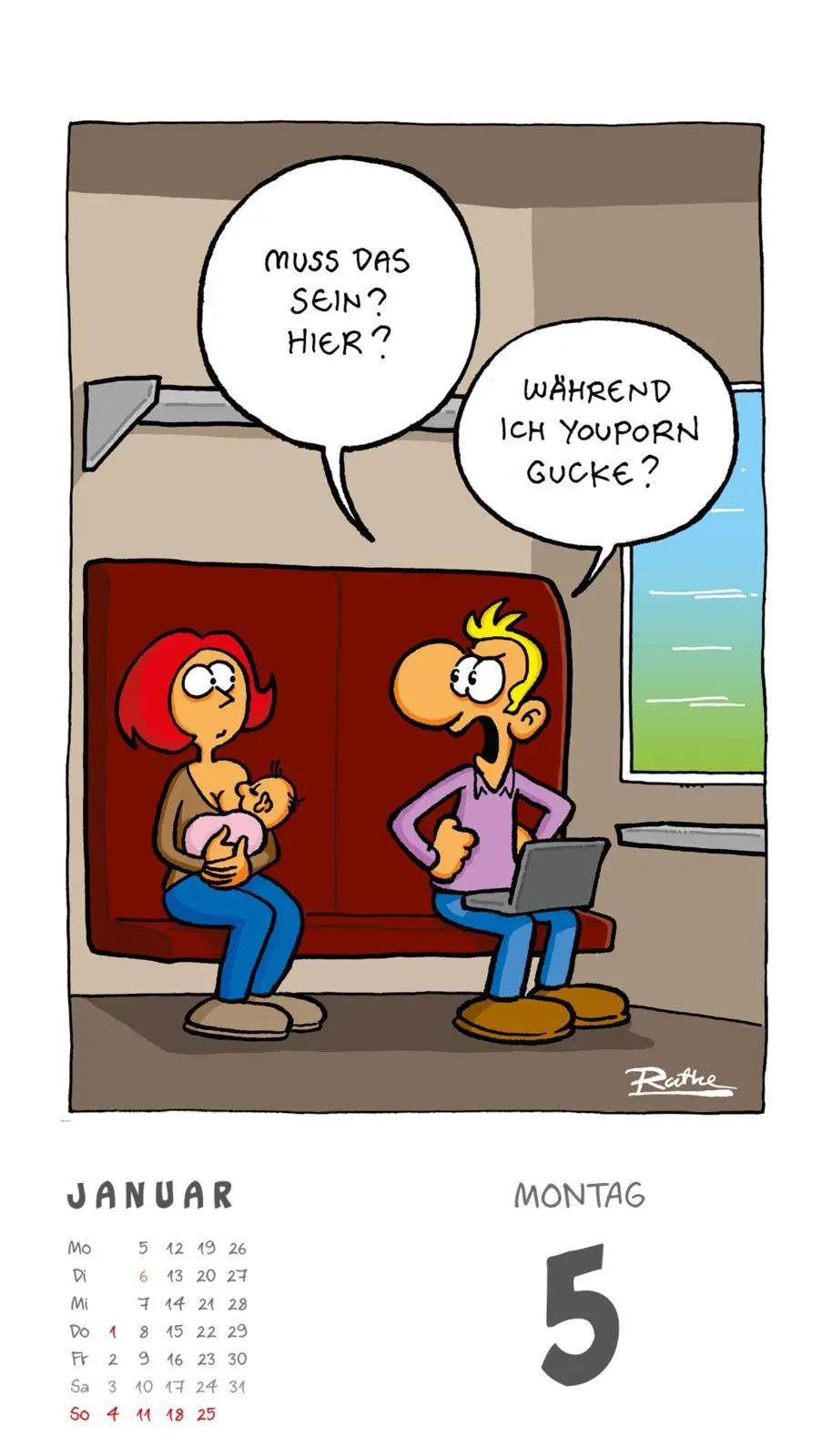 Bild: 9783830322412 | Shit happens Daily! - Tagesabreißkalender 2026 | Ralph Ruthe | 640 S.
