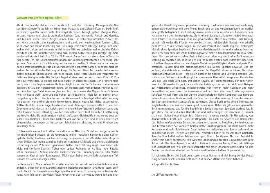 Bild: 9783927372412 | Mehr vom Sport! | Clifford Opoku-Afari (u. a.) | Taschenbuch | 176 S.