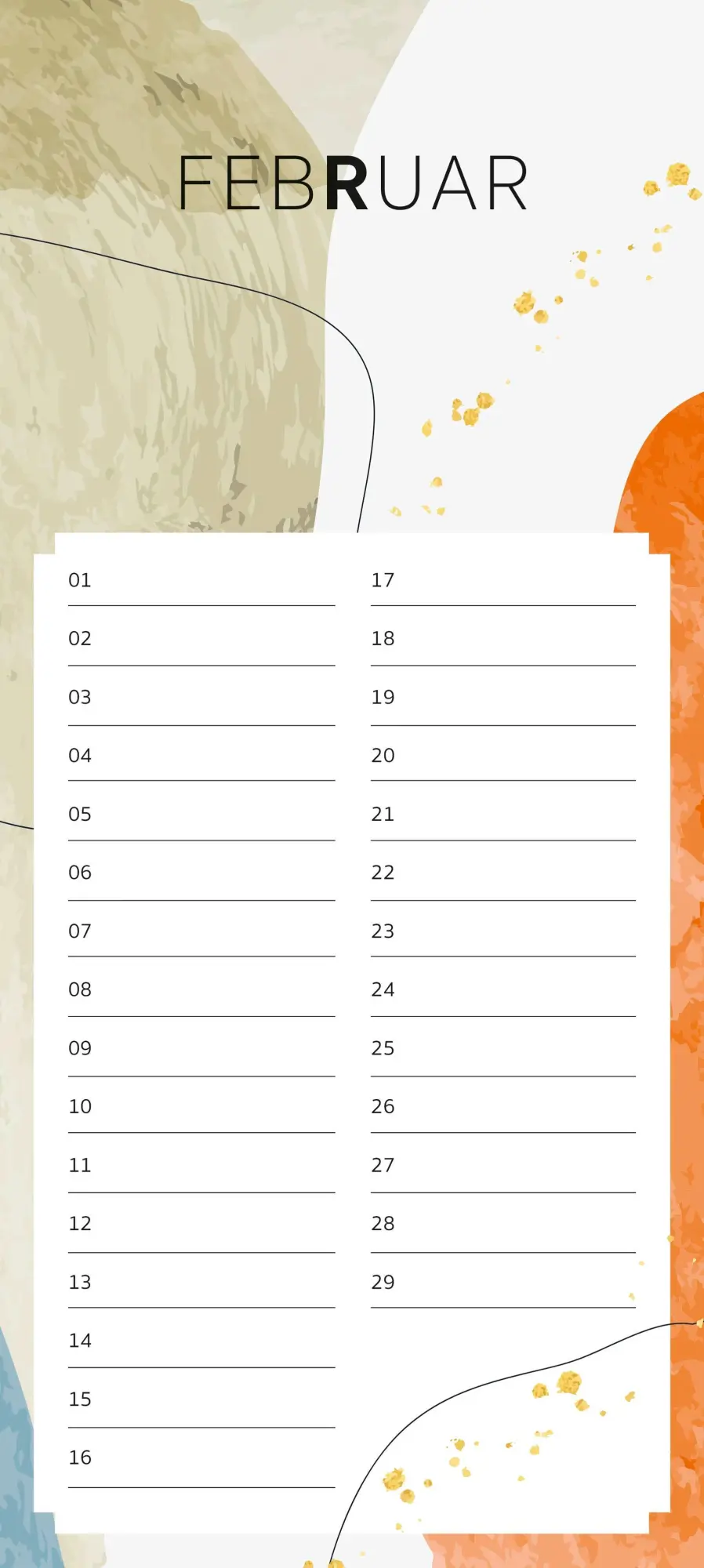 Bild: 4036442012512 | Immerwährender Geburtstagskalender Pattern | Groh Verlag | Kalender
