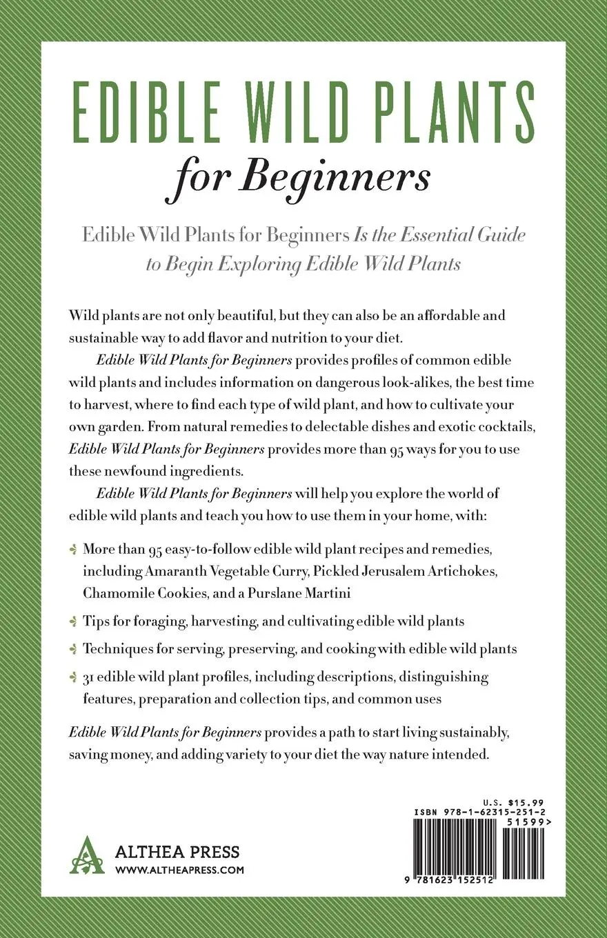 Rückseite: 9781623152512 | Edible Wild Plants for Beginners | Althea Press | Taschenbuch | 2013