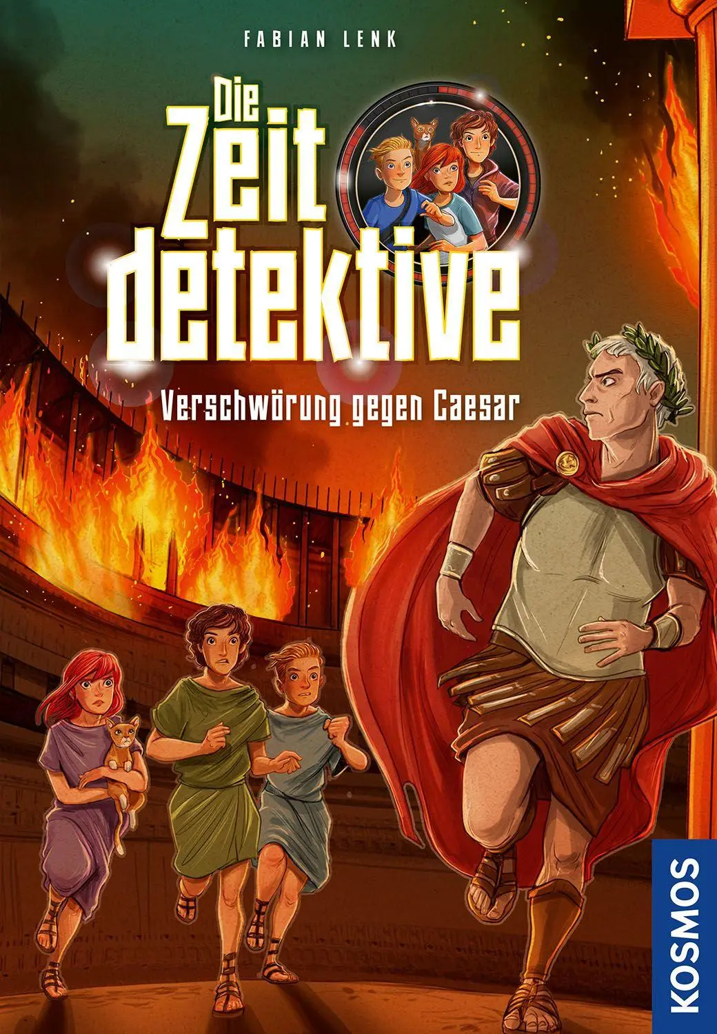 Cover: 9783440182512 | Die Zeitdetektive, 11, Verschwörung gegen Caesar | Fabian Lenk | Buch