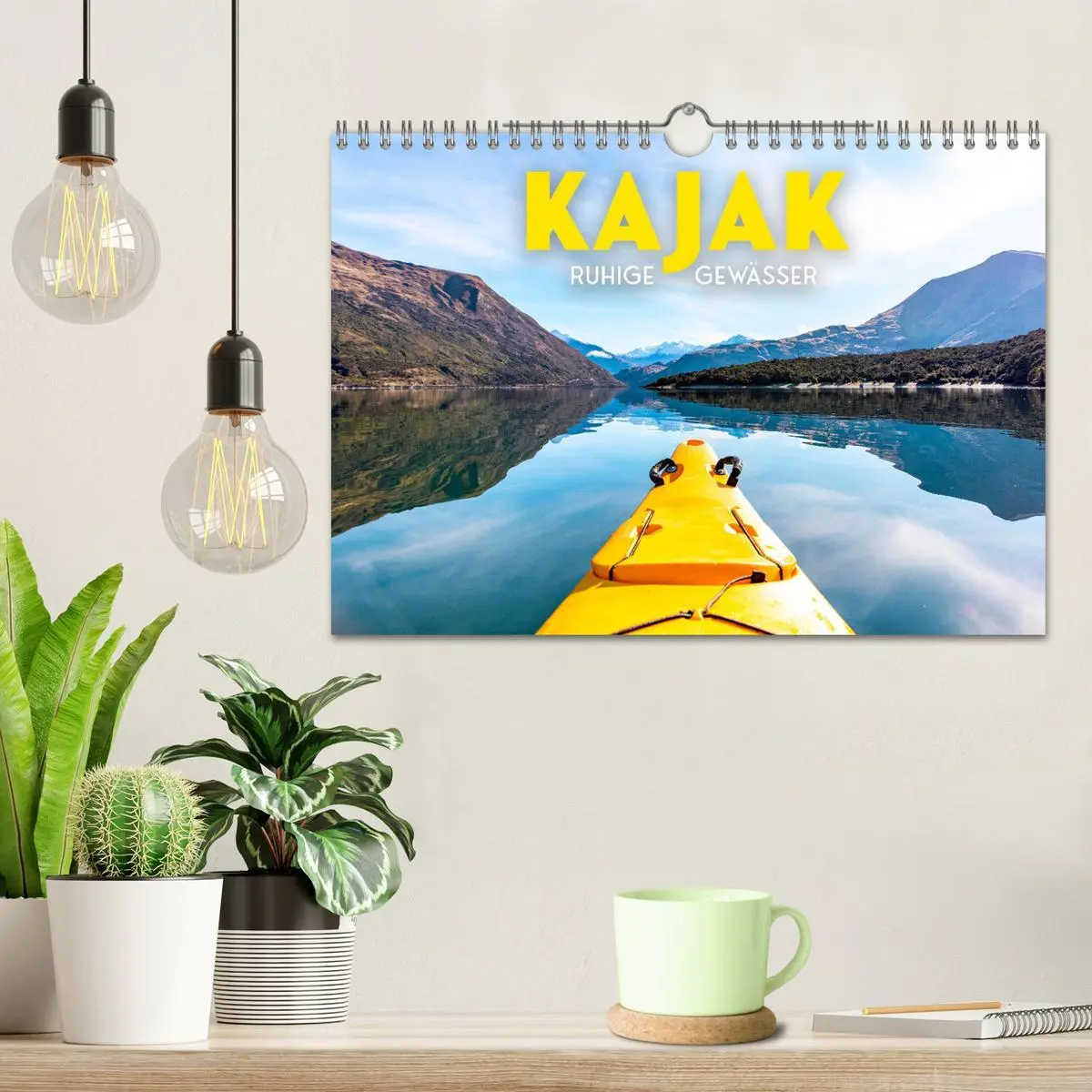 Bild: 9783457562512 | Kajak - Ruhige Gewässer (Wandkalender 2026 DIN A4 quer), CALVENDO...
