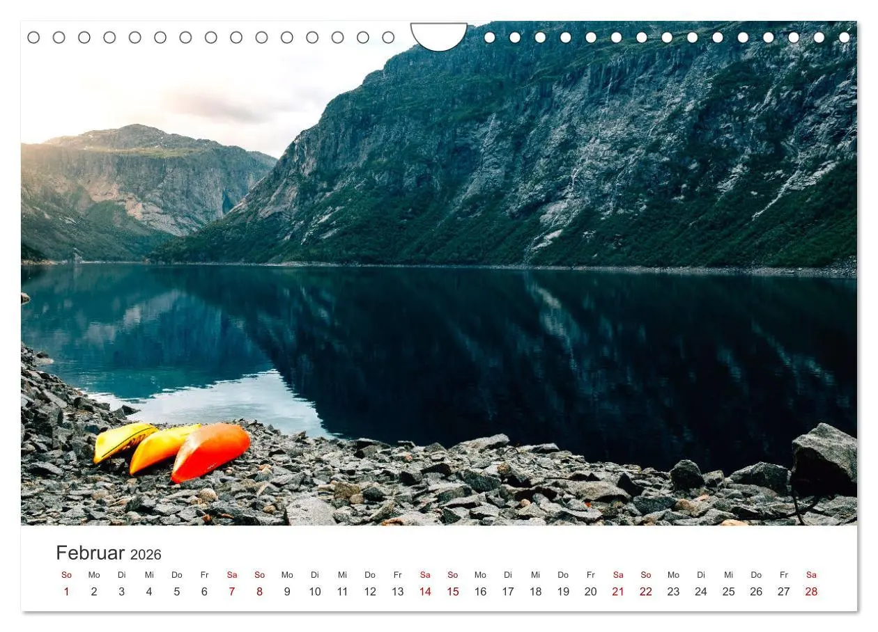 Bild: 9783457562512 | Kajak - Ruhige Gewässer (Wandkalender 2026 DIN A4 quer), CALVENDO...