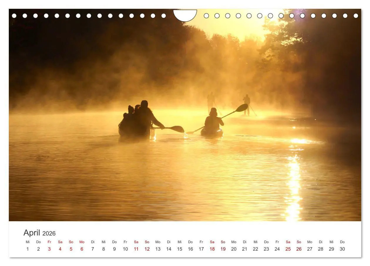 Bild: 9783457562512 | Kajak - Ruhige Gewässer (Wandkalender 2026 DIN A4 quer), CALVENDO...