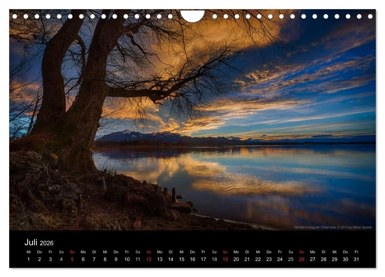 Bild: 9783516102512 | Licht über Bergen und Seen (Wandkalender 2026 DIN A4 quer),...