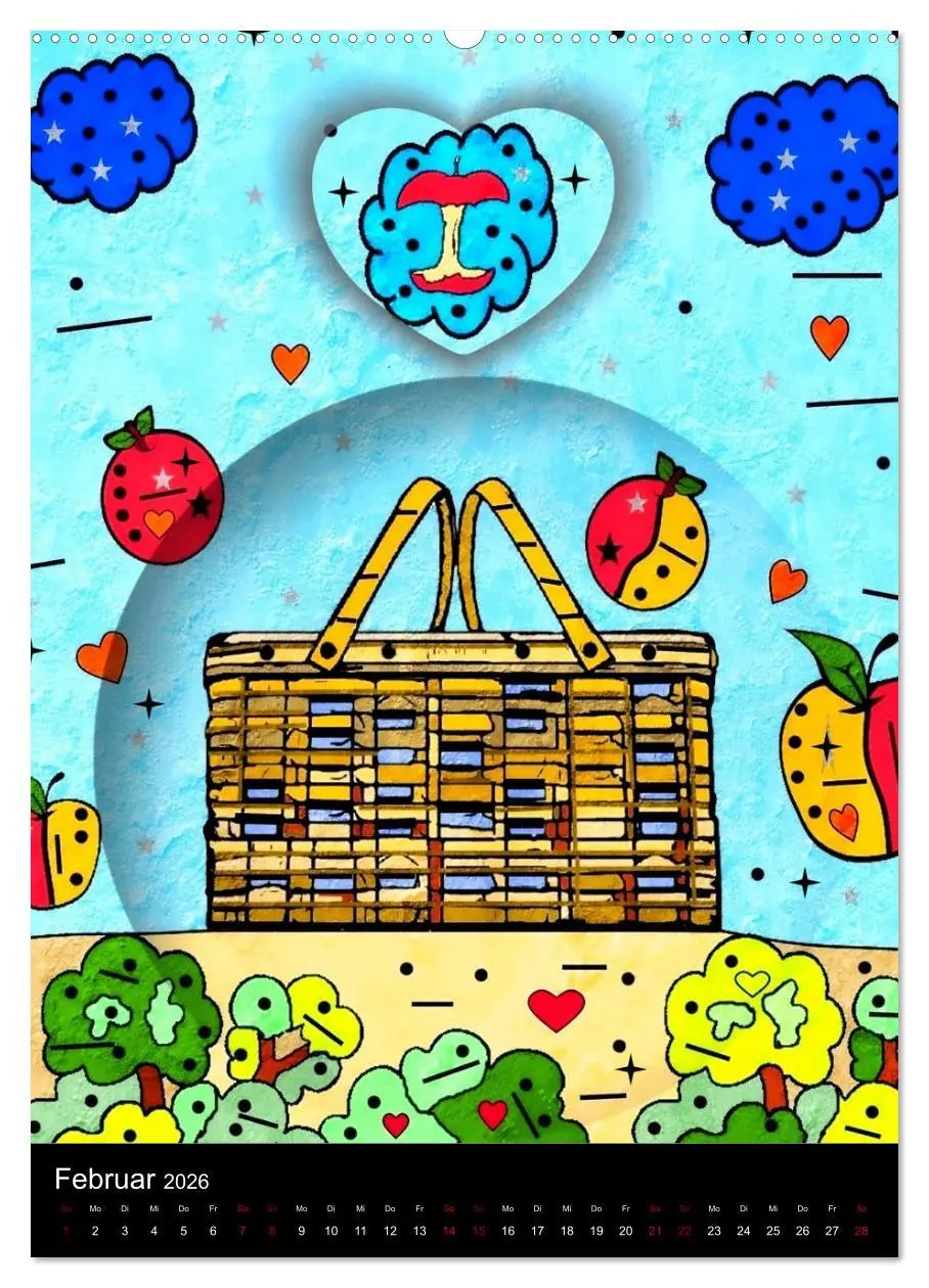 Bild: 9783516412512 | Die verrückte Welt der Popart von Nico Bielow (Wandkalender 2026...