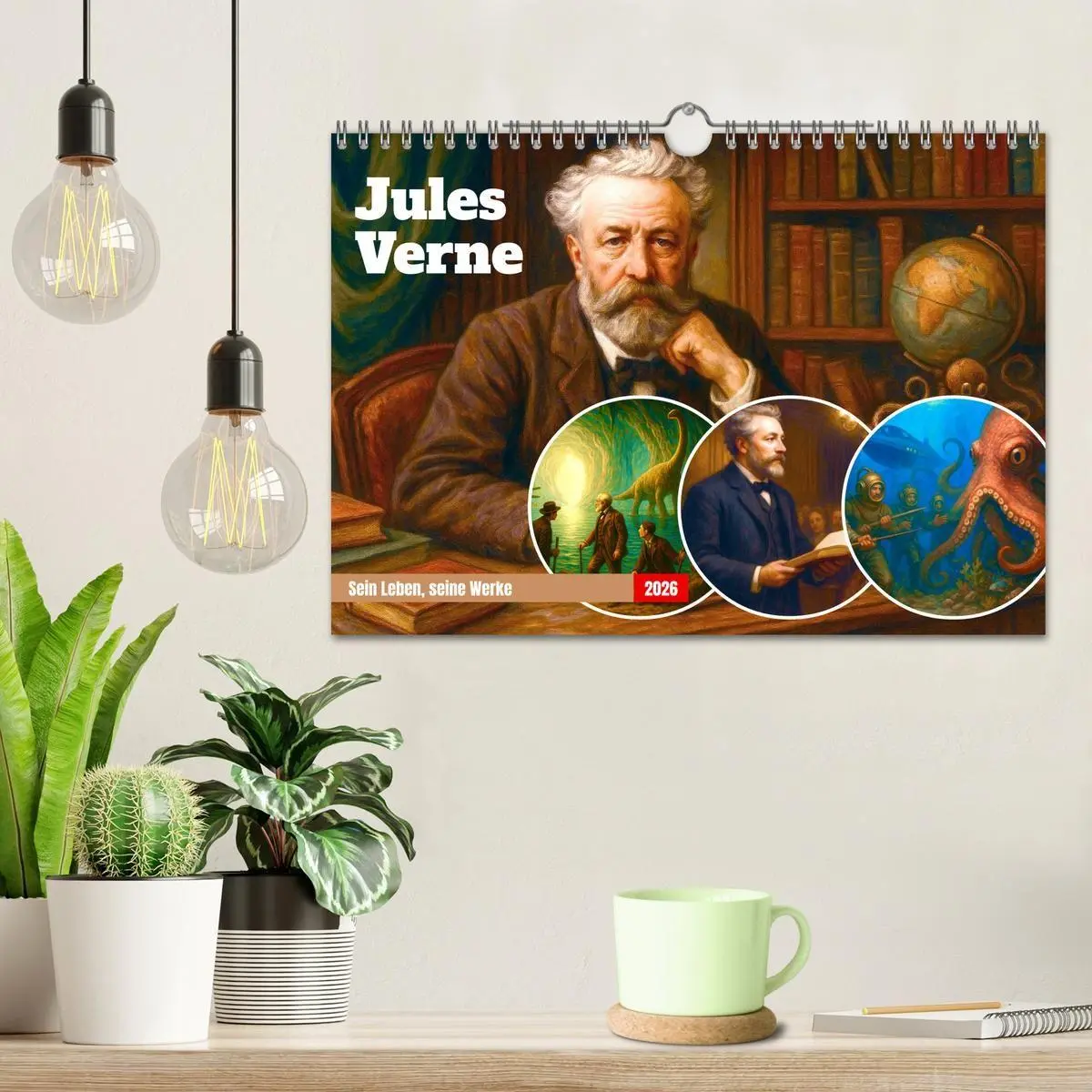 Bild: 9783516652512 | Jules Verne. Sein Leben, seine Werke (Wandkalender 2026 DIN A4...