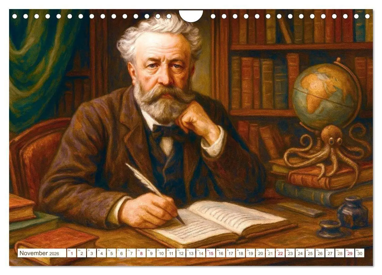 Bild: 9783516652512 | Jules Verne. Sein Leben, seine Werke (Wandkalender 2026 DIN A4...