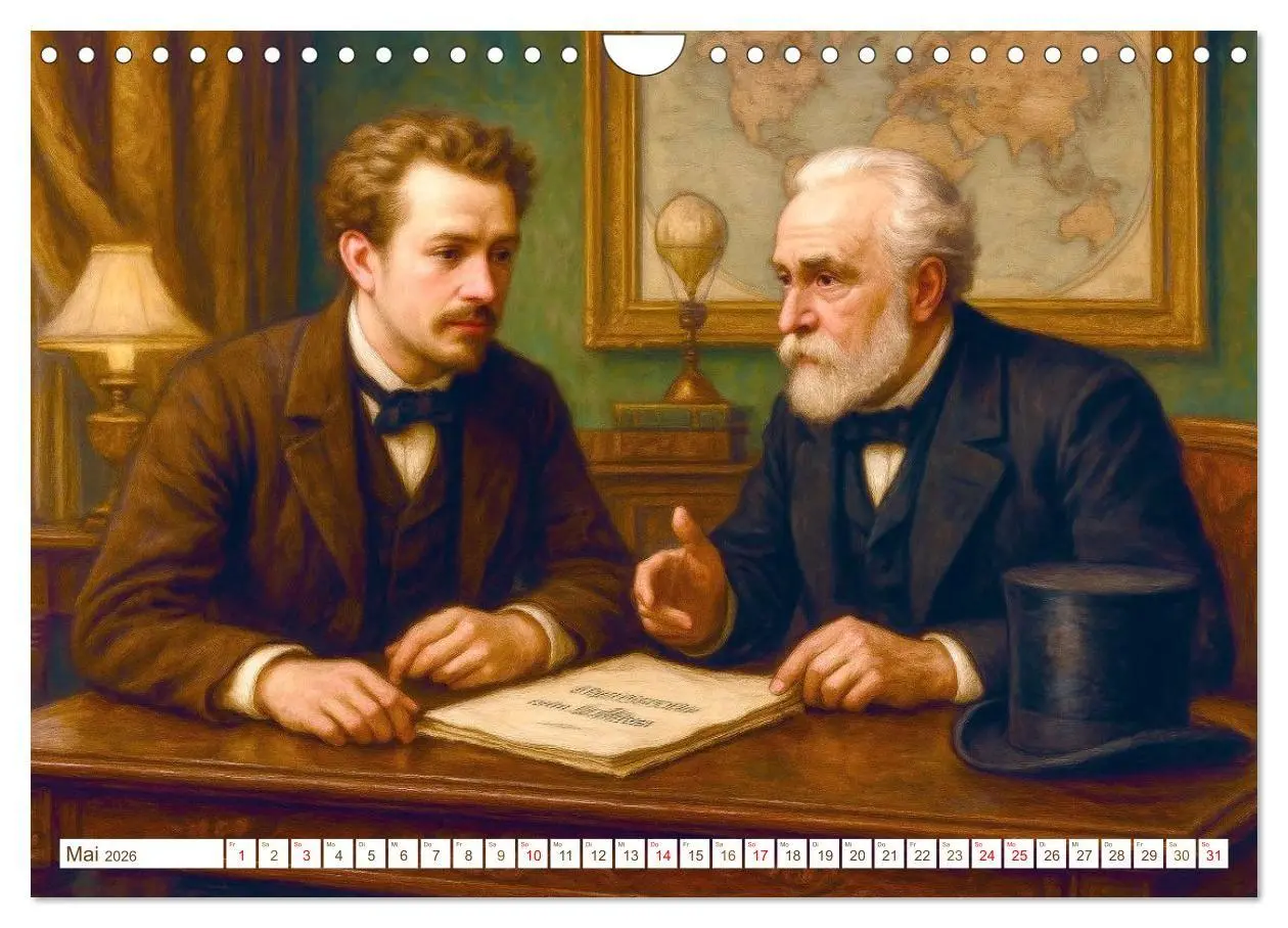 Bild: 9783516652512 | Jules Verne. Sein Leben, seine Werke (Wandkalender 2026 DIN A4...