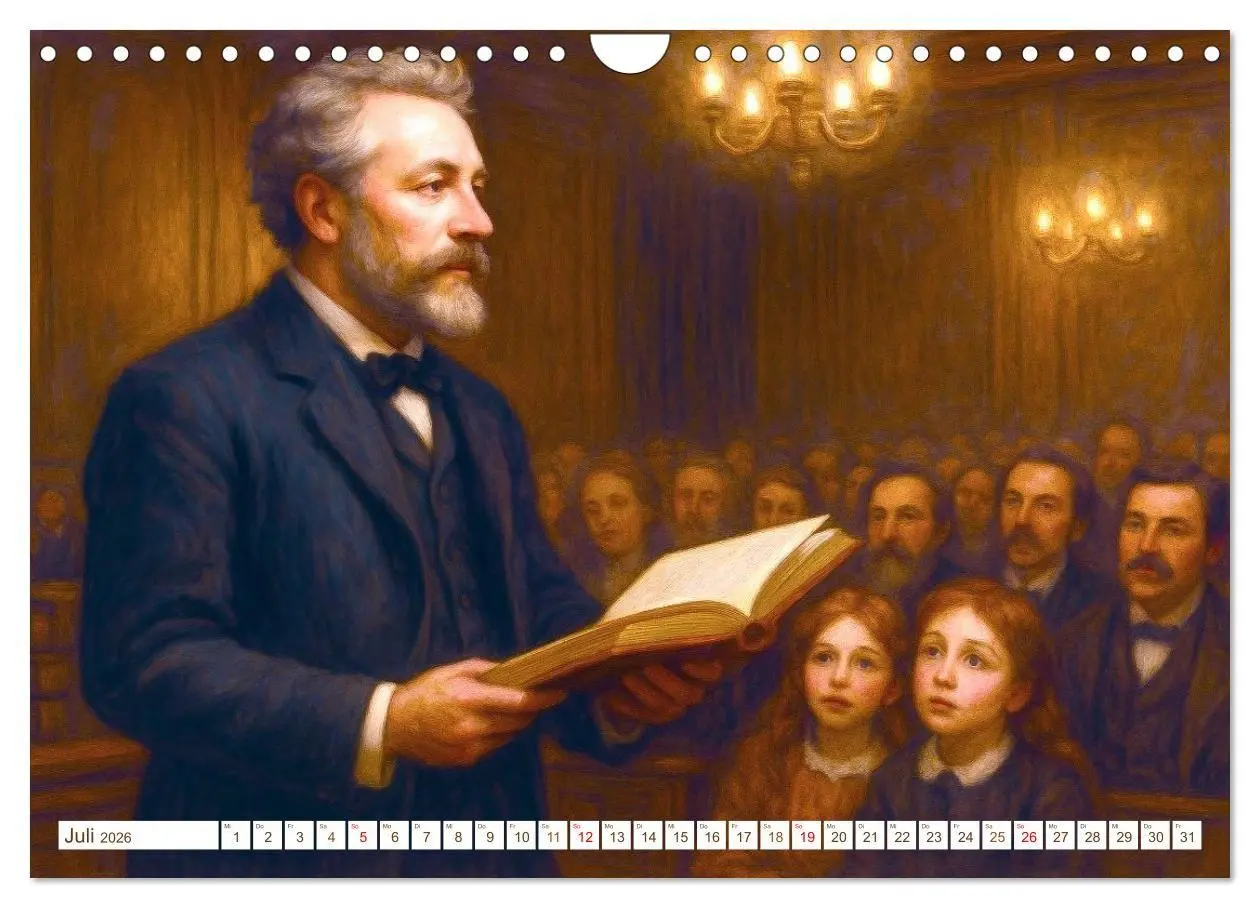 Bild: 9783516652512 | Jules Verne. Sein Leben, seine Werke (Wandkalender 2026 DIN A4...