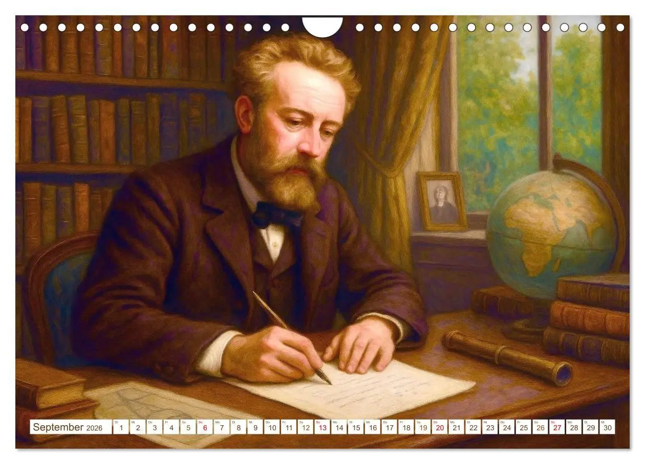 Bild: 9783516652512 | Jules Verne. Sein Leben, seine Werke (Wandkalender 2026 DIN A4...